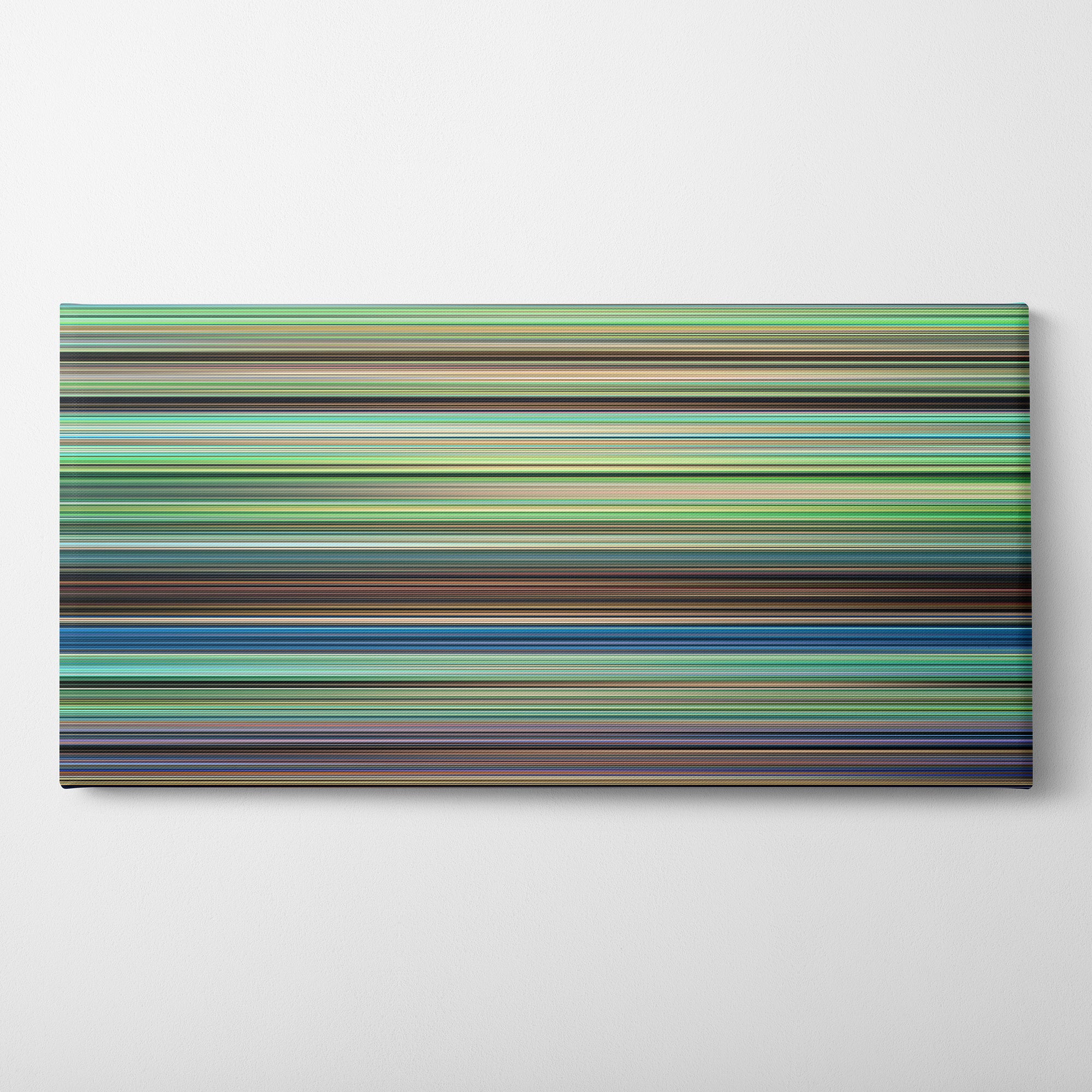 My Neighbor Totoro (1988) CineSpectrum Color Spectrum Canvas Print - Horizontal on Wall