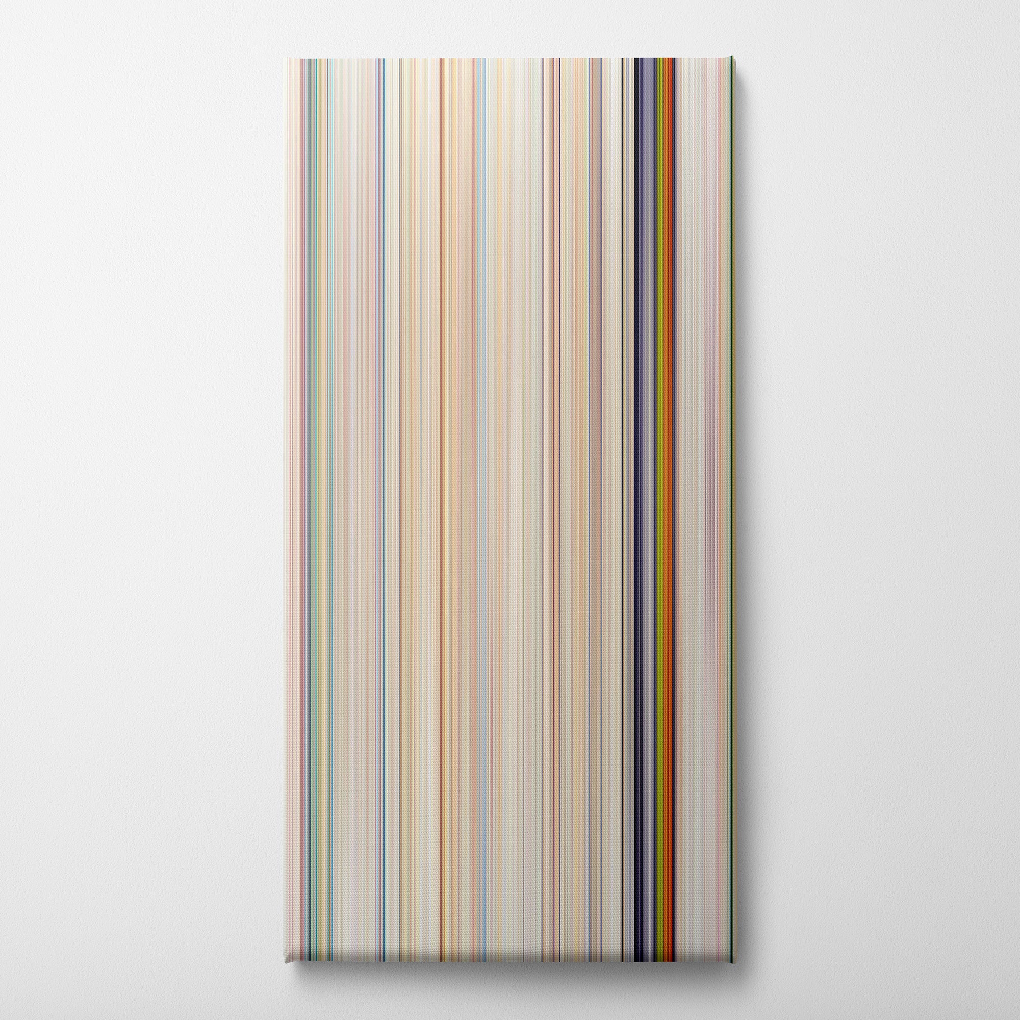 My Neighbors the Yamadas (1999) CineSpectrum Color Spectrum Canvas Print - Vertical on Wall