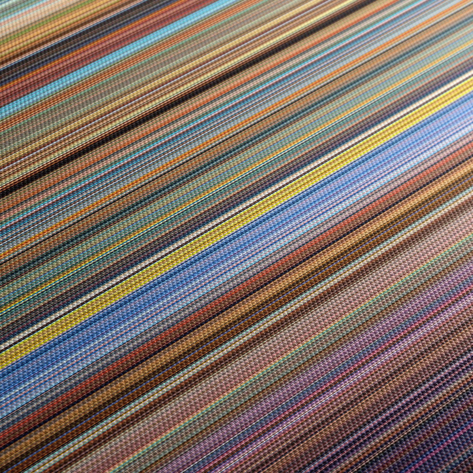 Nausicaä of the Valley of the Wind (1984) CineSpectrum Color Spectrum Canvas Print - Close Up of Middle of Print