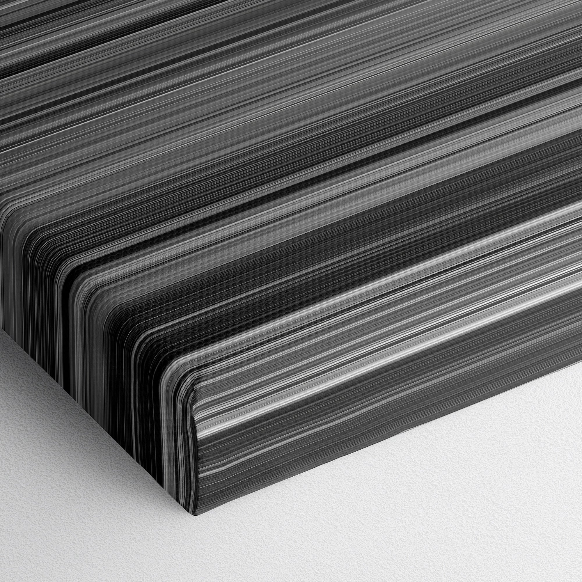 Night Of The Living Dead (1968) CineSpectrum Color Spectrum Canvas Print - Close Up of Bottom of Print