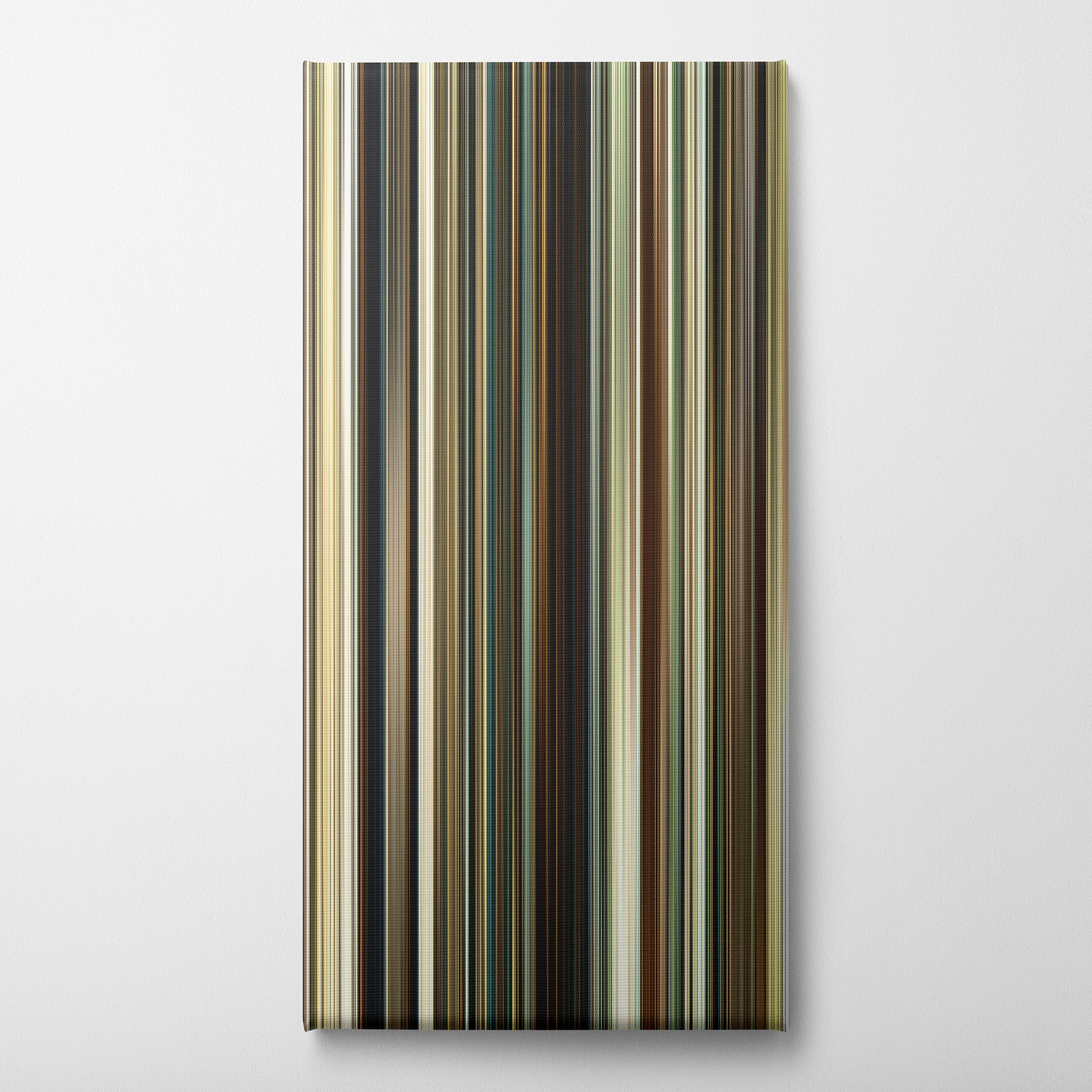 No Country For Old Men (2007) CineSpectrum Color Spectrum Canvas Print - Vertical on Wall