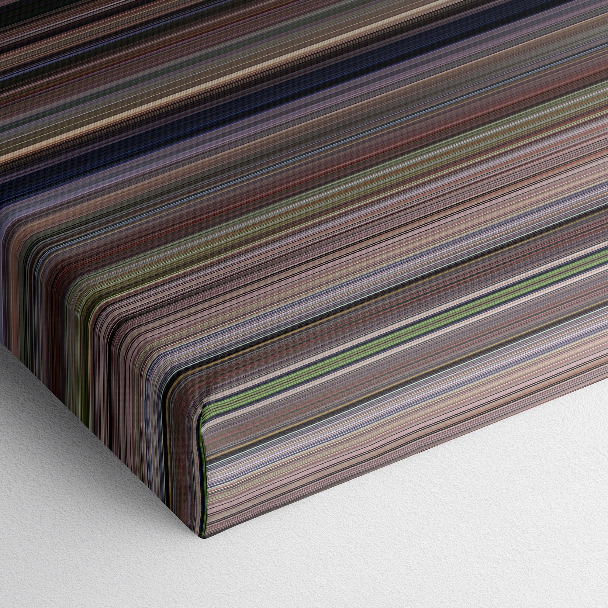Notting Hill (1999) CineSpectrum Color Spectrum Canvas Print - Close Up of Bottom of Print