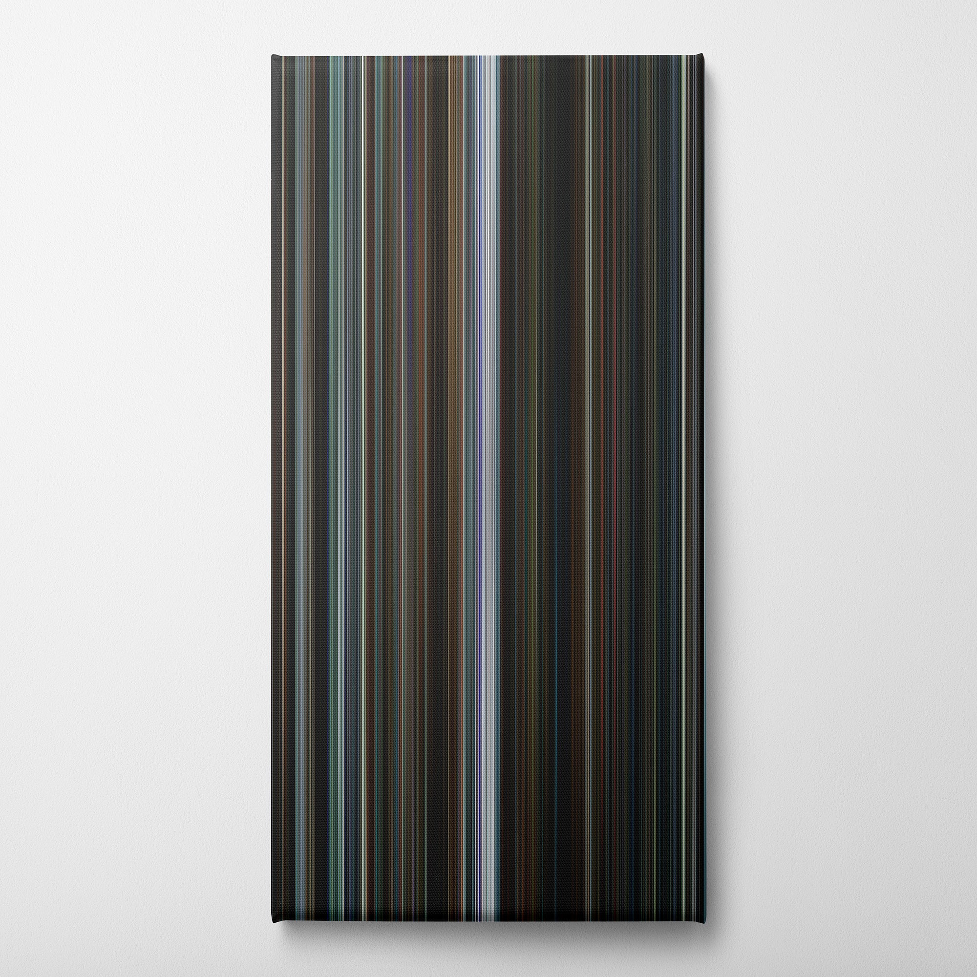 Now You See Me 2 (2016) CineSpectrum Color Spectrum Canvas Print - Vertical on Wall