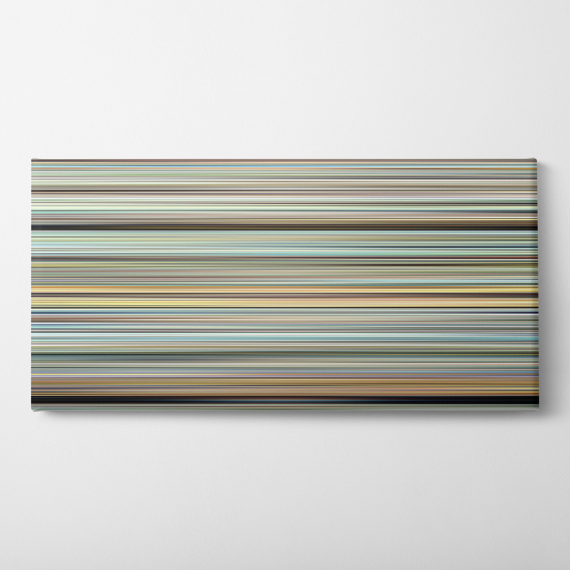 Ocean Waves (1993) CineSpectrum Color Spectrum Canvas Print - Horizontal on Wall