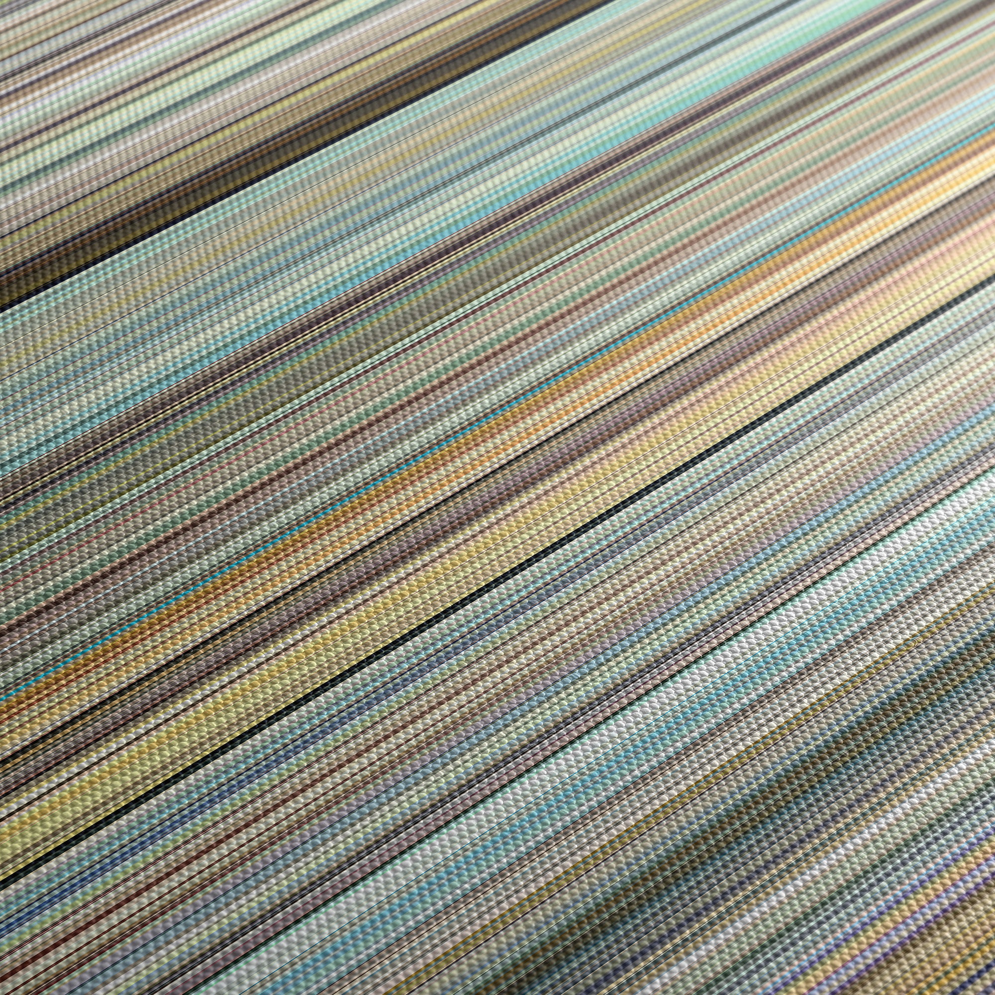 Ocean Waves (1993) CineSpectrum Color Spectrum Canvas Print - Close Up of Middle of Print