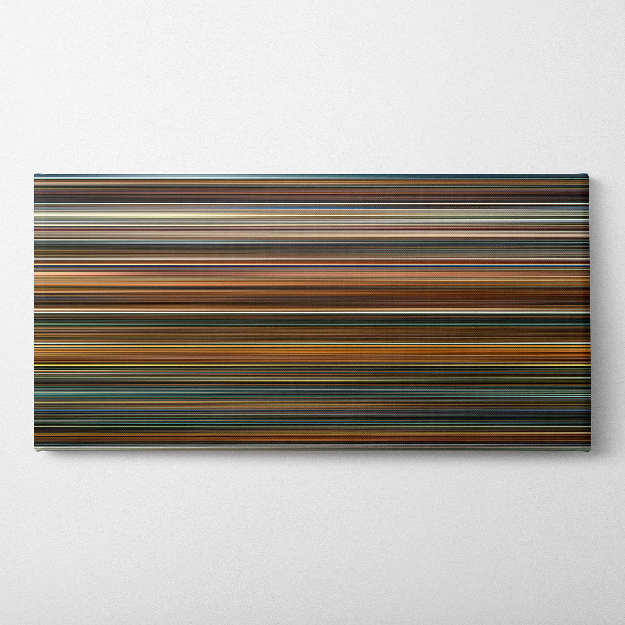 Ocean's Eleven (2001) CineSpectrum Color Spectrum Canvas Print - Horizontal on Wall