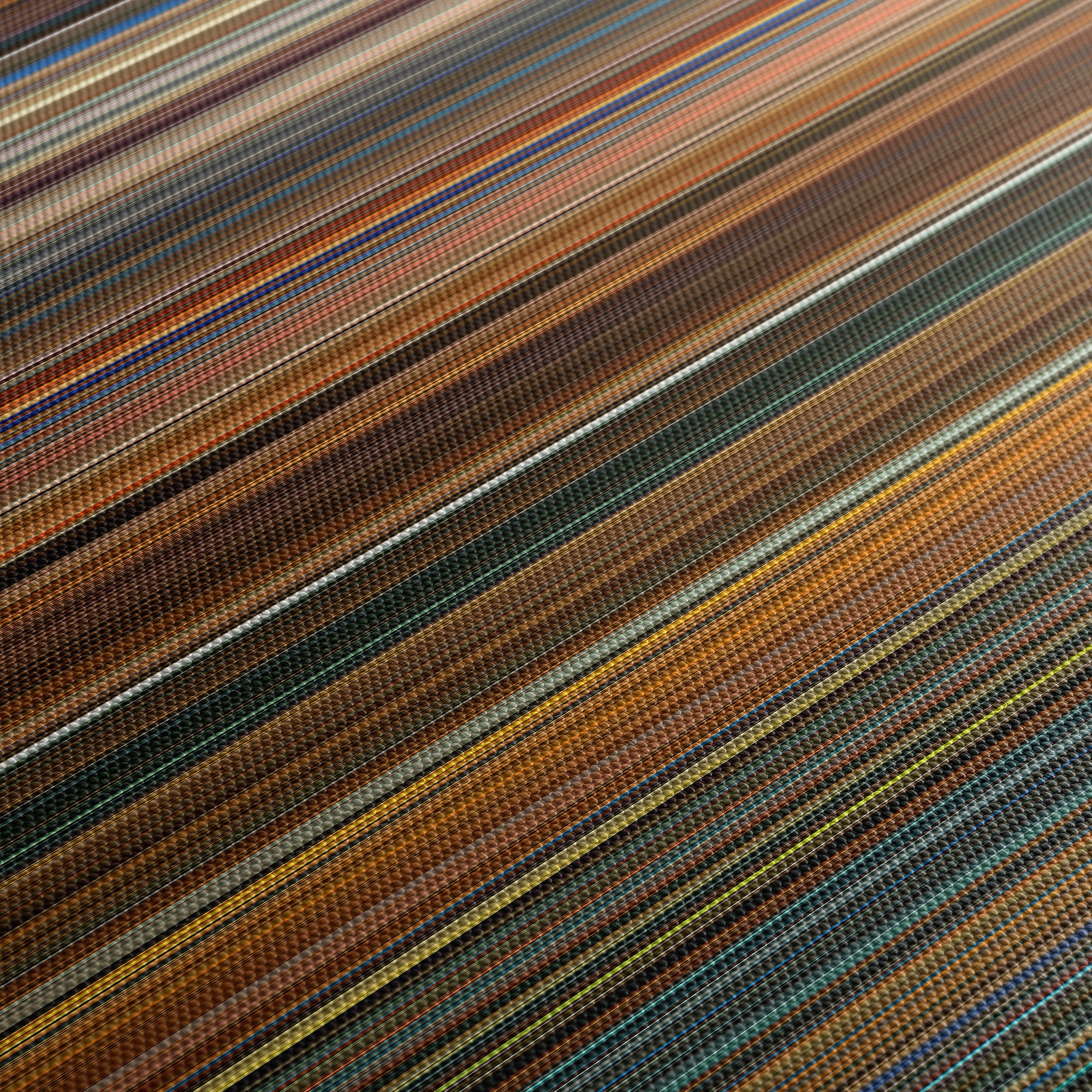 Ocean's Eleven (2001) CineSpectrum Color Spectrum Canvas Print - Close Up of Middle of Print