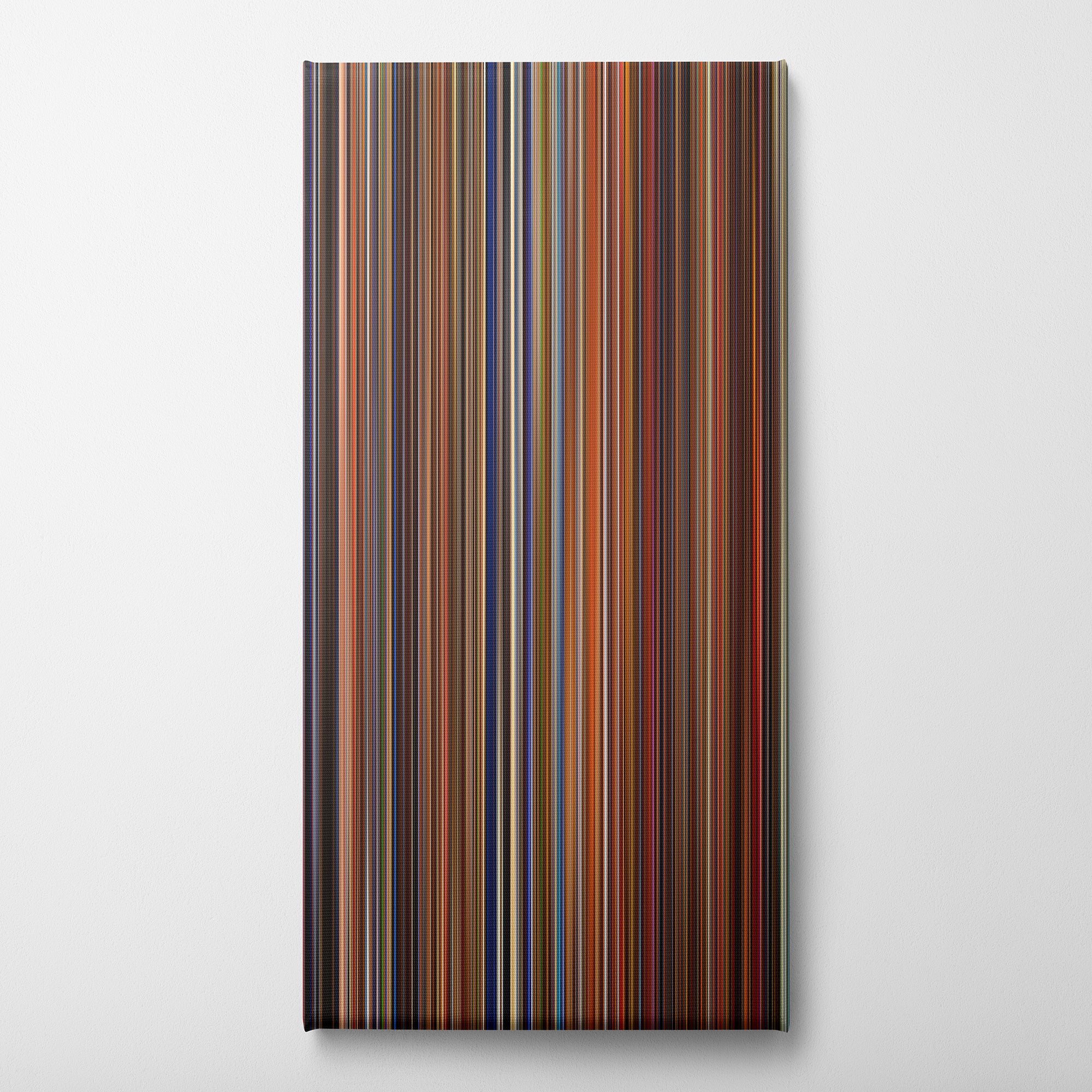 Ocean's Thirteen (2007) CineSpectrum Color Spectrum Canvas Print - Vertical on Wall