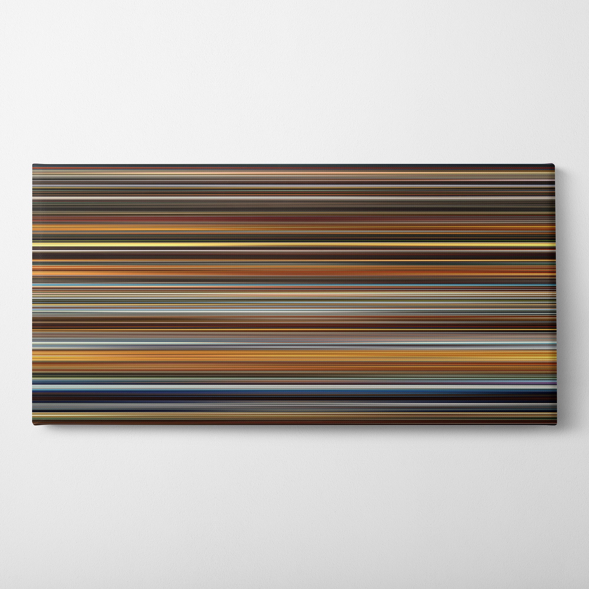 Ocean's Twelve (2004) CineSpectrum Color Spectrum Canvas Print - Horizontal on Wall