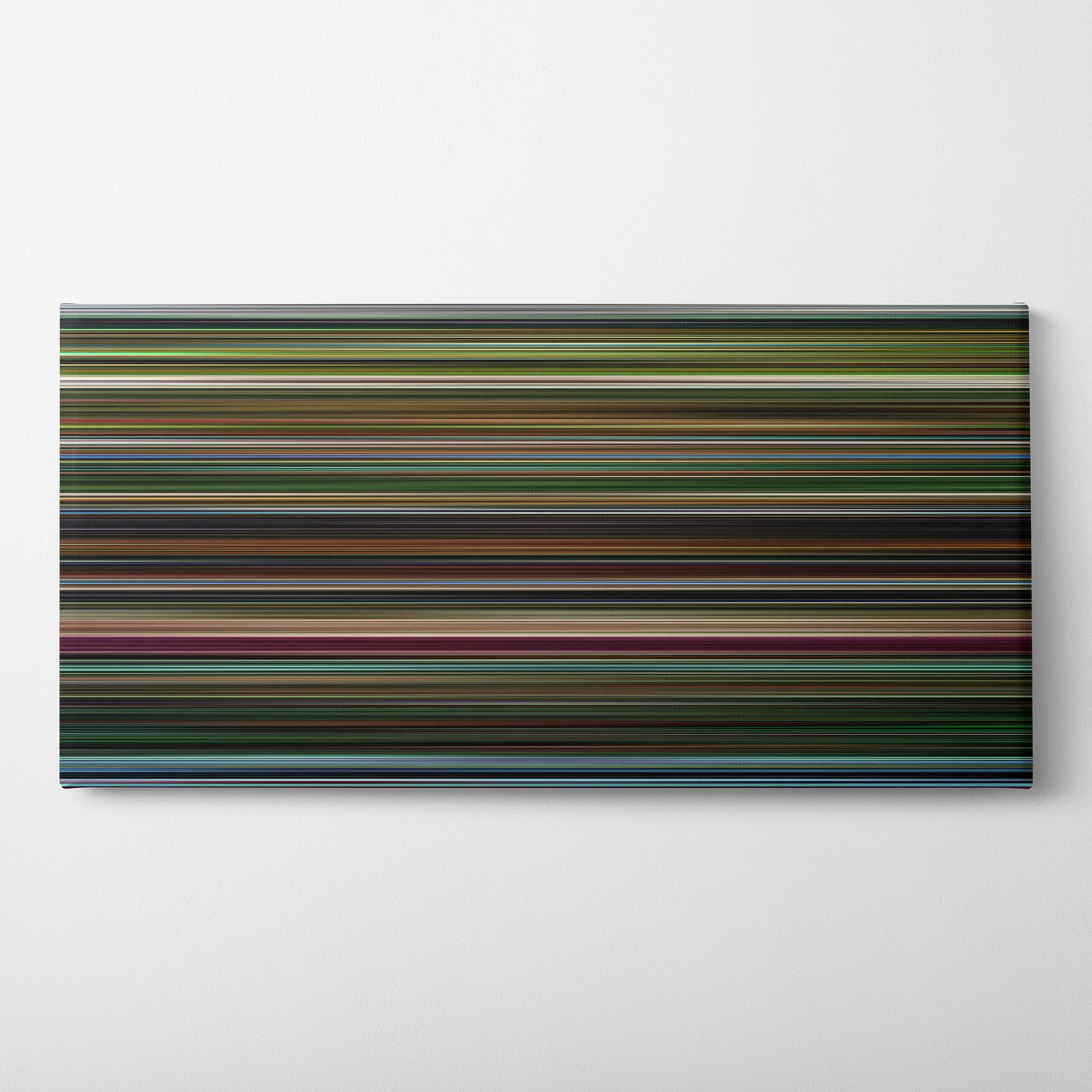Oldboy (2003) CineSpectrum Color Spectrum Canvas Print - Horizontal on Wall
