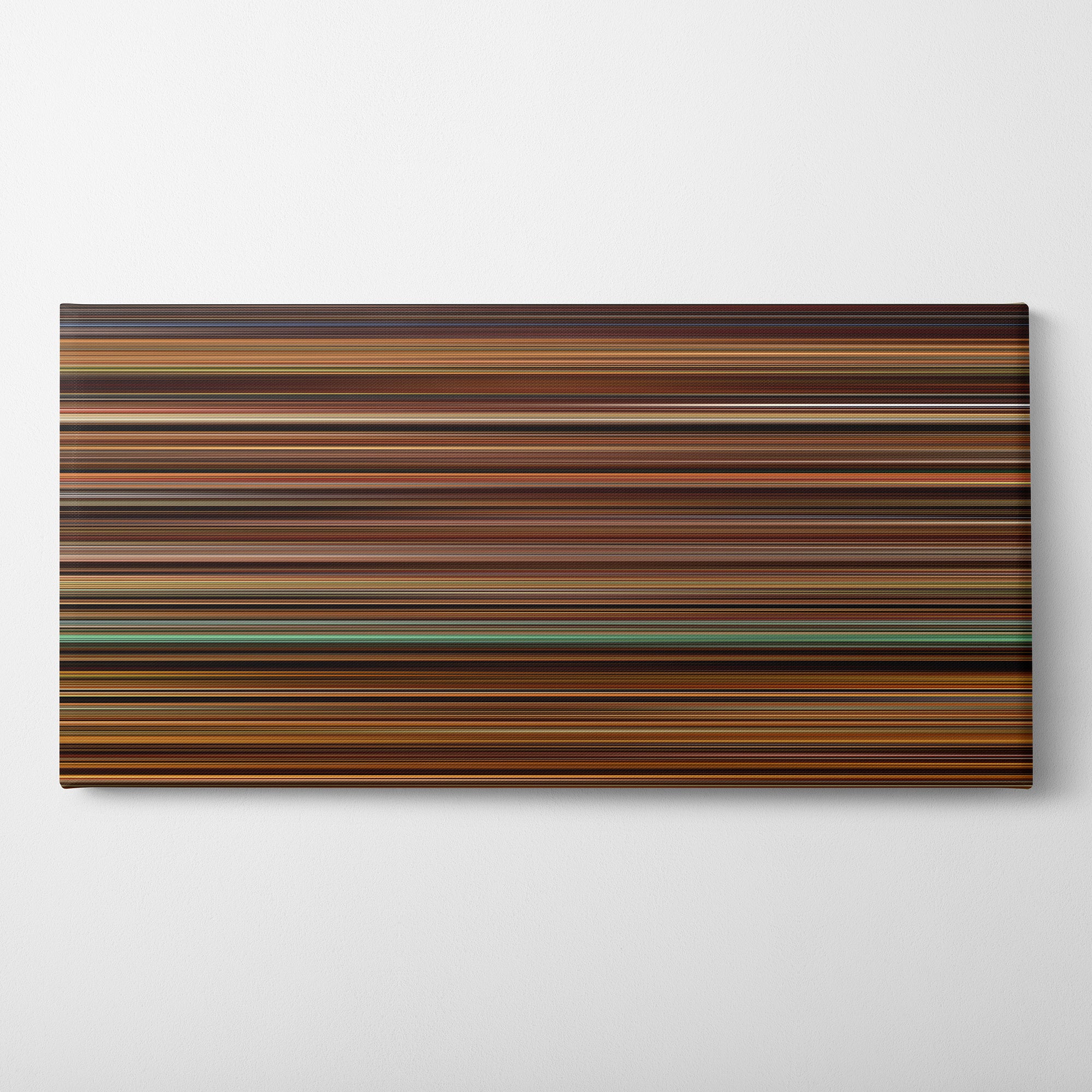 Once Upon a Time in Mexico (2003) CineSpectrum Color Spectrum Canvas Print - Horizontal on Wall