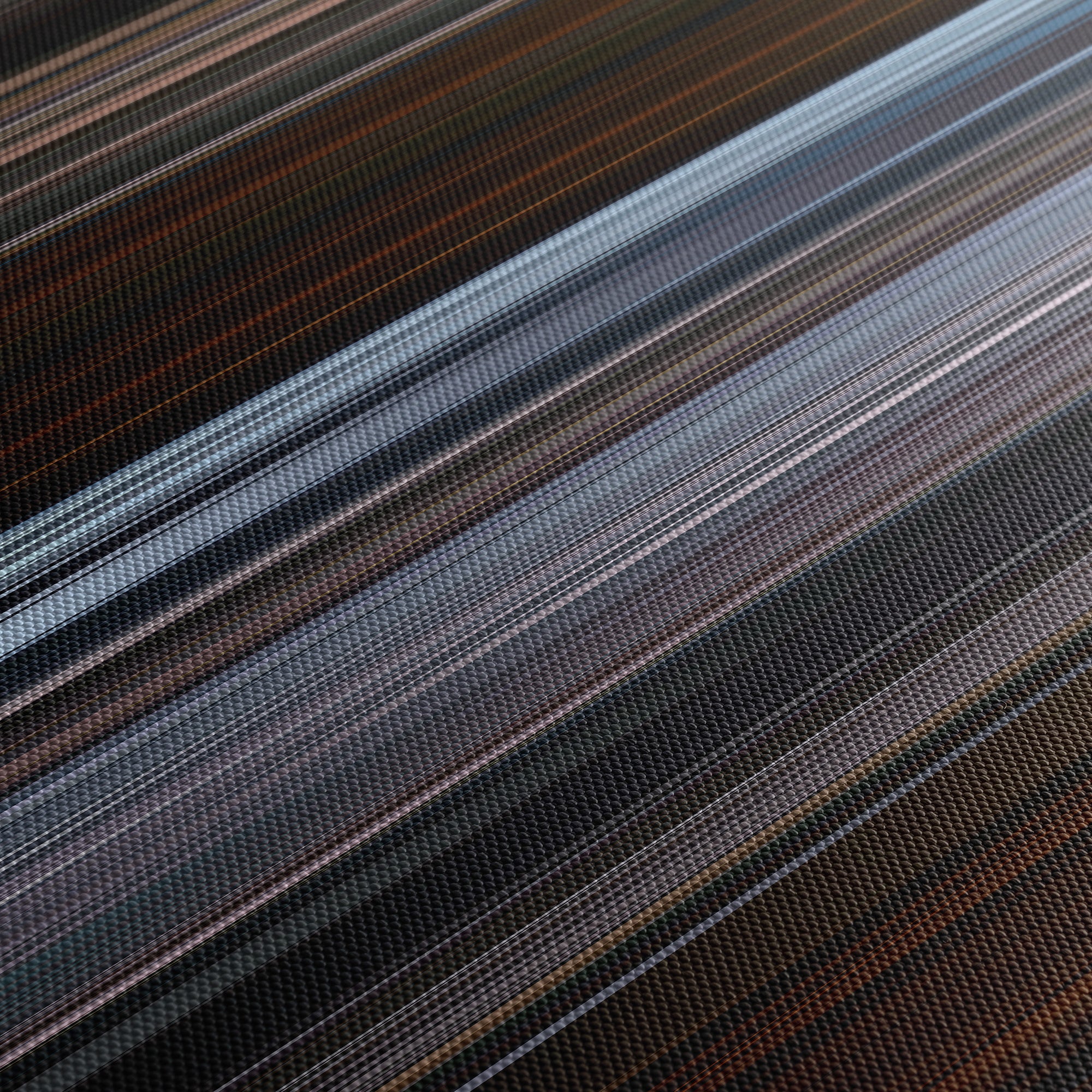 Pig (2021) CineSpectrum Color Spectrum Canvas Print - Close Up of Middle of Print