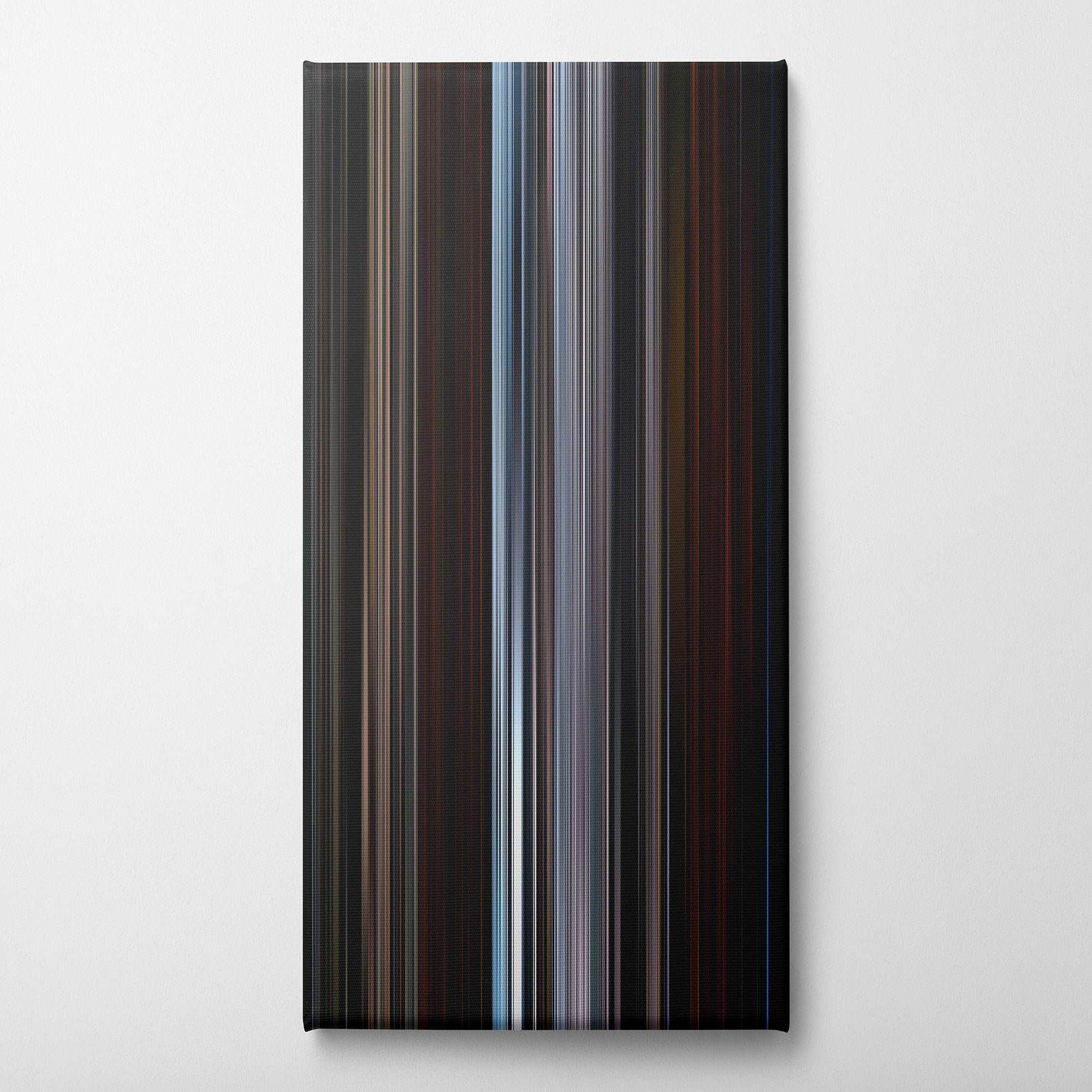 Pig (2021) CineSpectrum Color Spectrum Canvas Print - Vertical on Wall