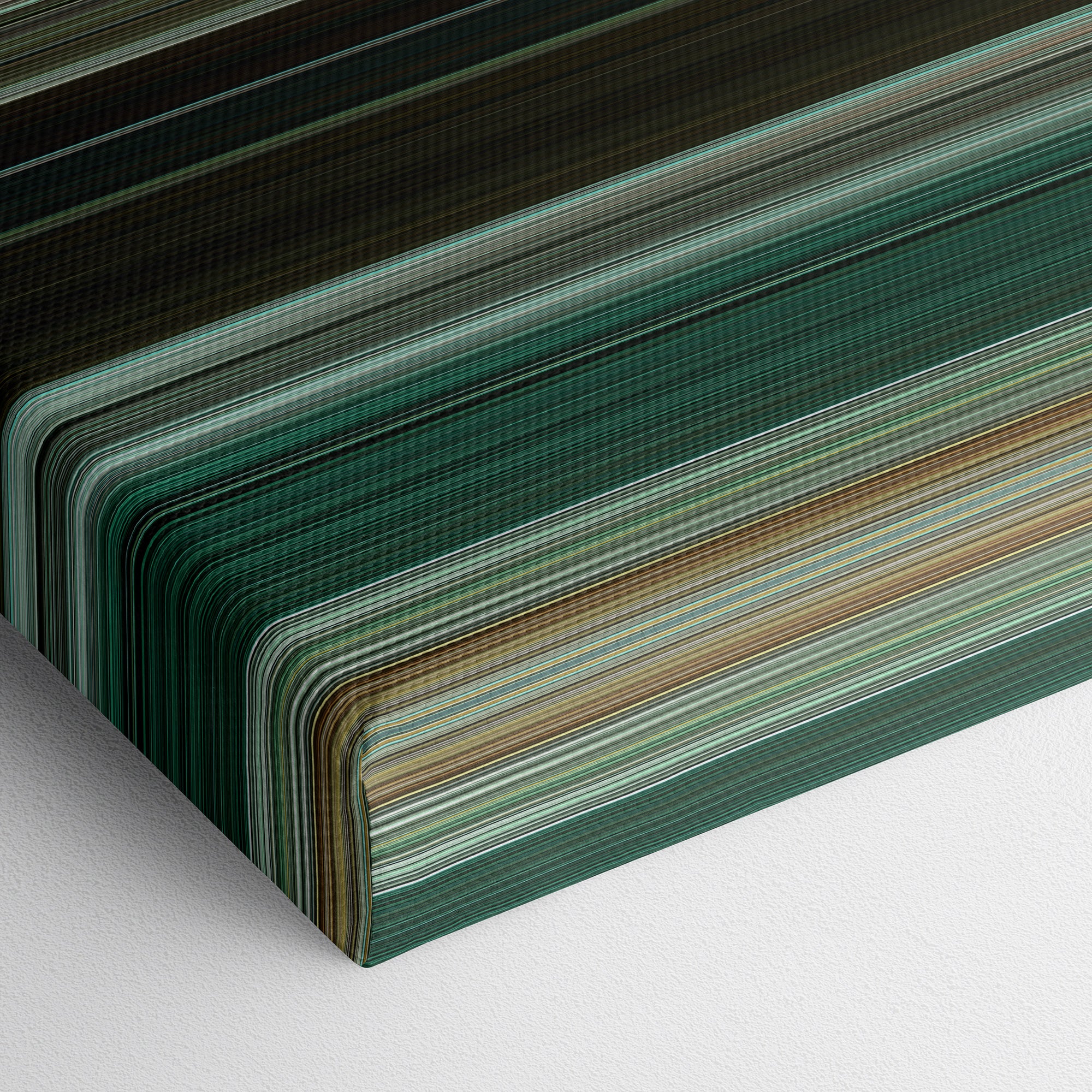 Pirates of the Caribbean - At Worlds End (2007) CineSpectrum Color Spectrum Canvas Print - Close Up of Bottom of Print