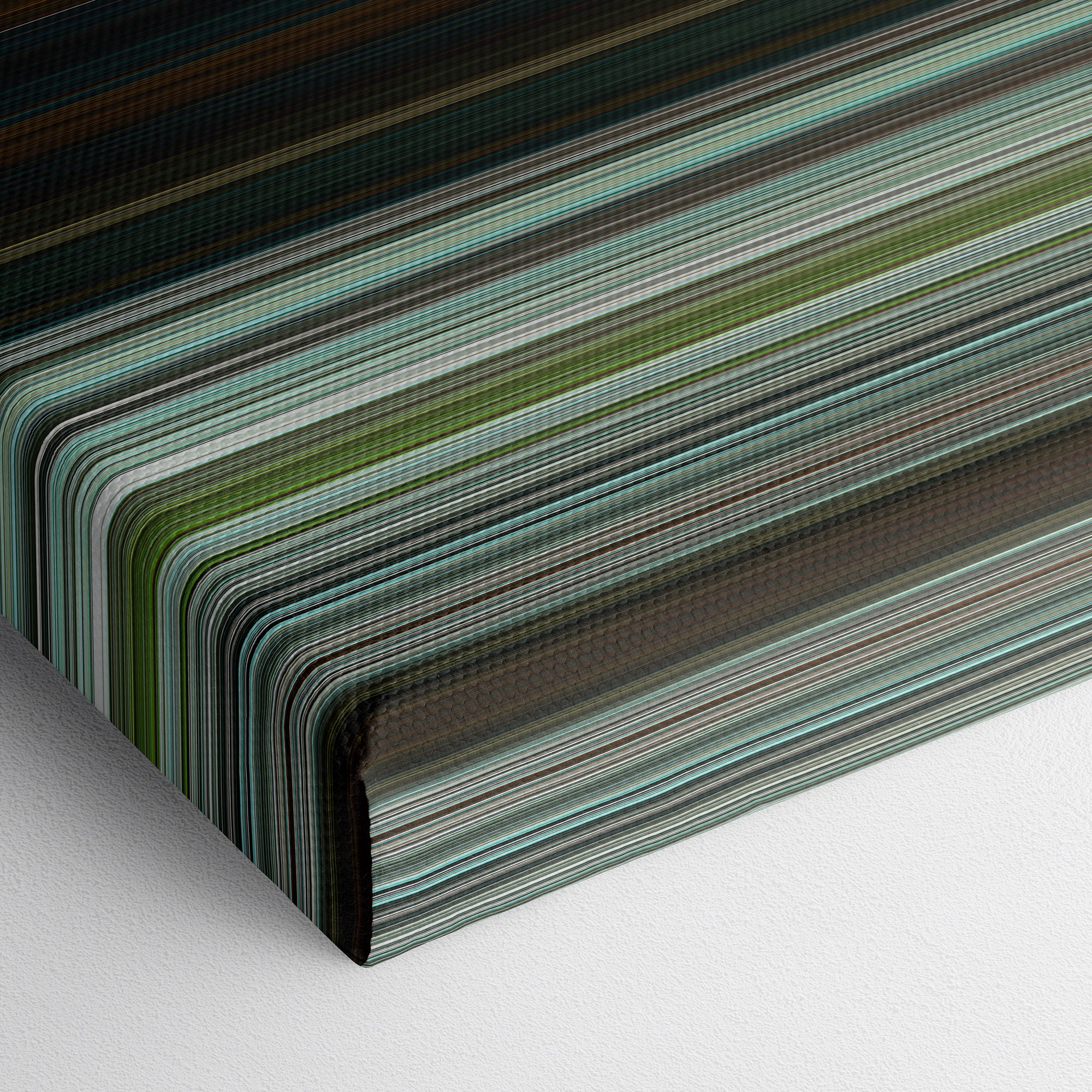 Pirates of the Caribbean - Dead Man's Chest (2006) CineSpectrum Color Spectrum Canvas Print - Close Up of Bottom of Print