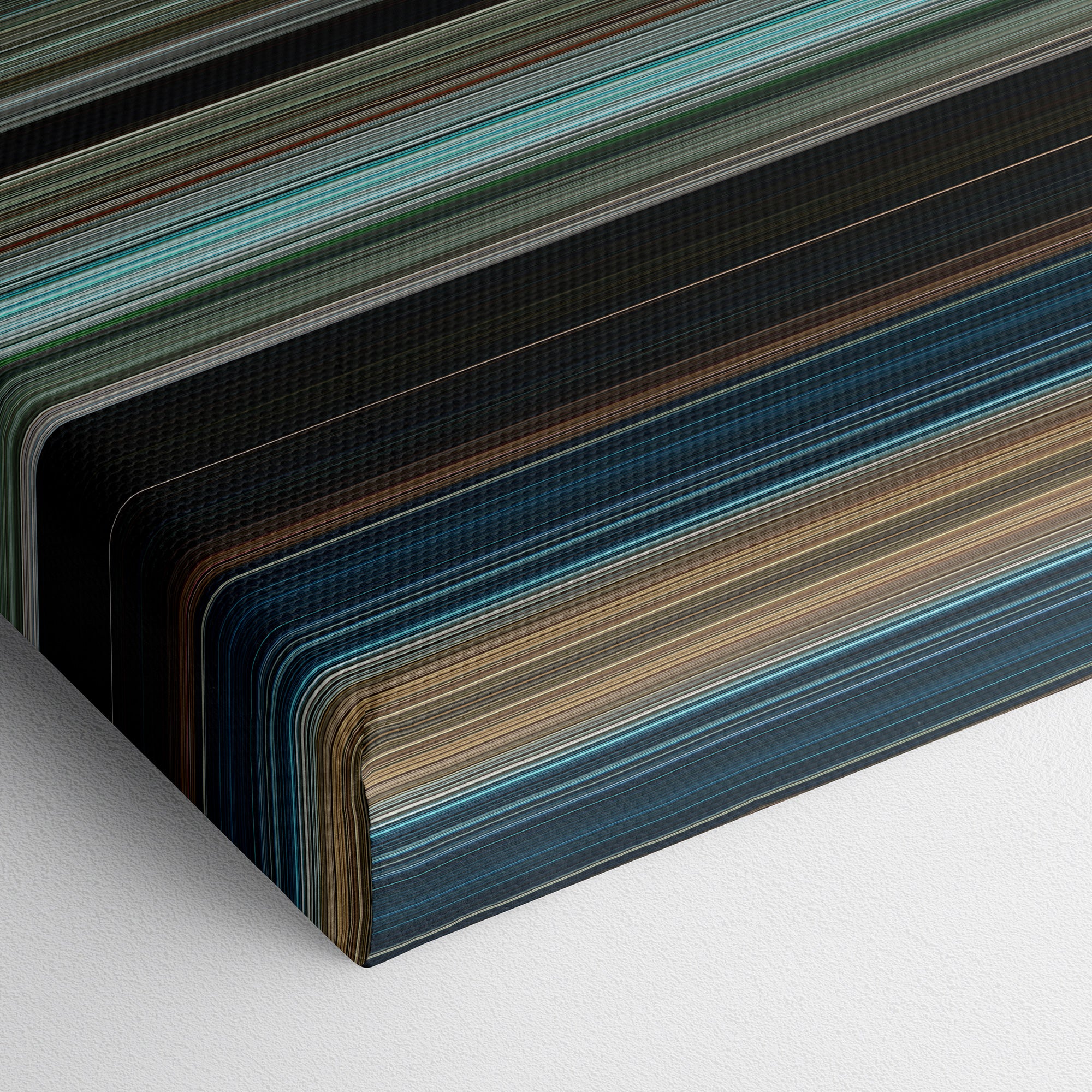 Pirates of the Caribbean - Dead Men Tell No Tales (2017) CineSpectrum Color Spectrum Canvas Print - Close Up of Bottom of Print