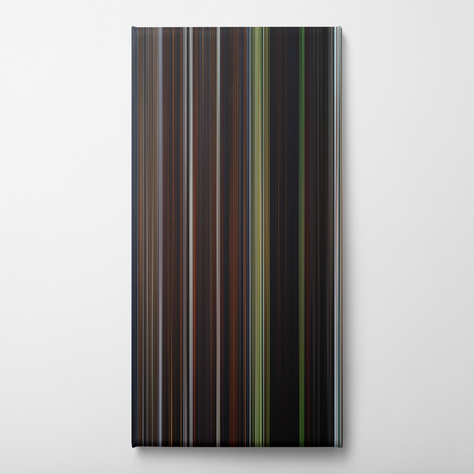 Pirates of the Caribbean - On Stranger Tides (2011) CineSpectrum Color Spectrum Canvas Print - Vertical on Wall