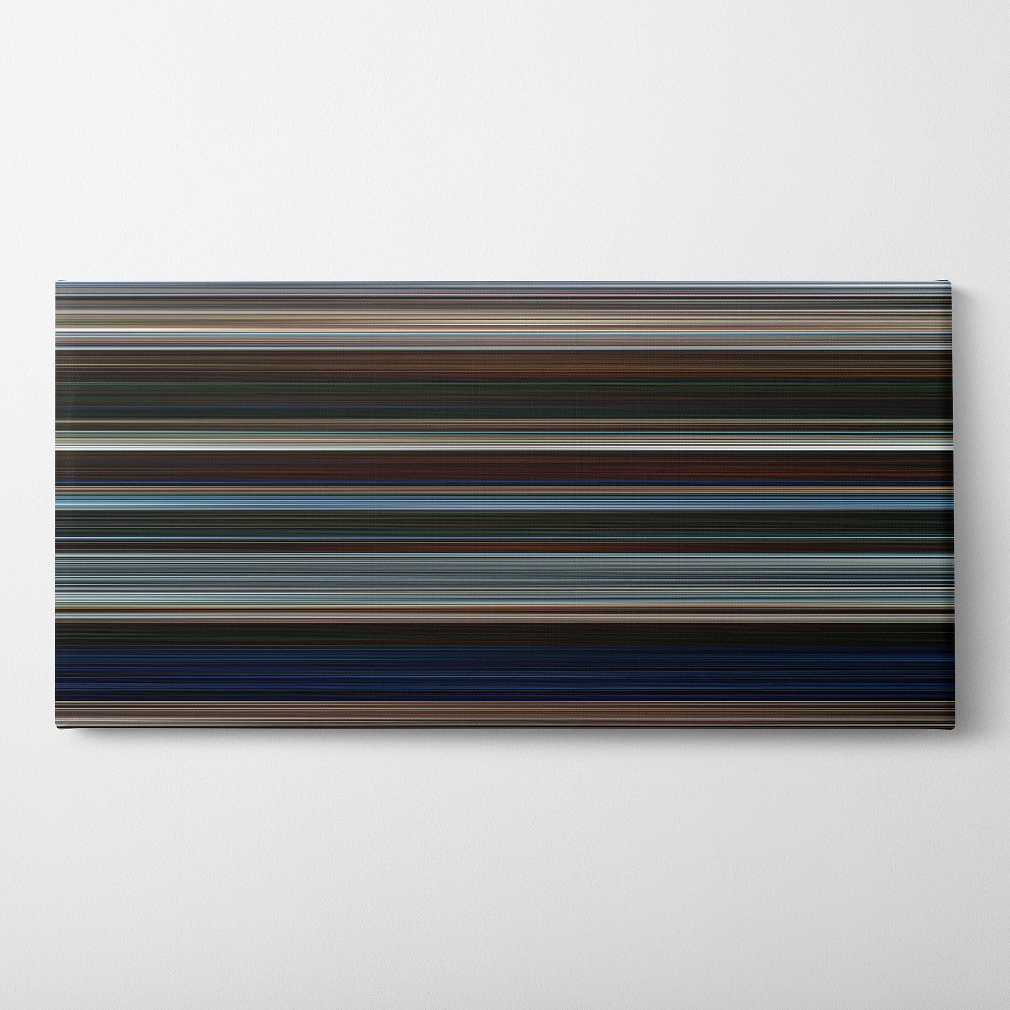 Pirates of the Caribbean - The Curse of the Black Pearl (2003) CineSpectrum Color Spectrum Canvas Print - Horizontal on Wall