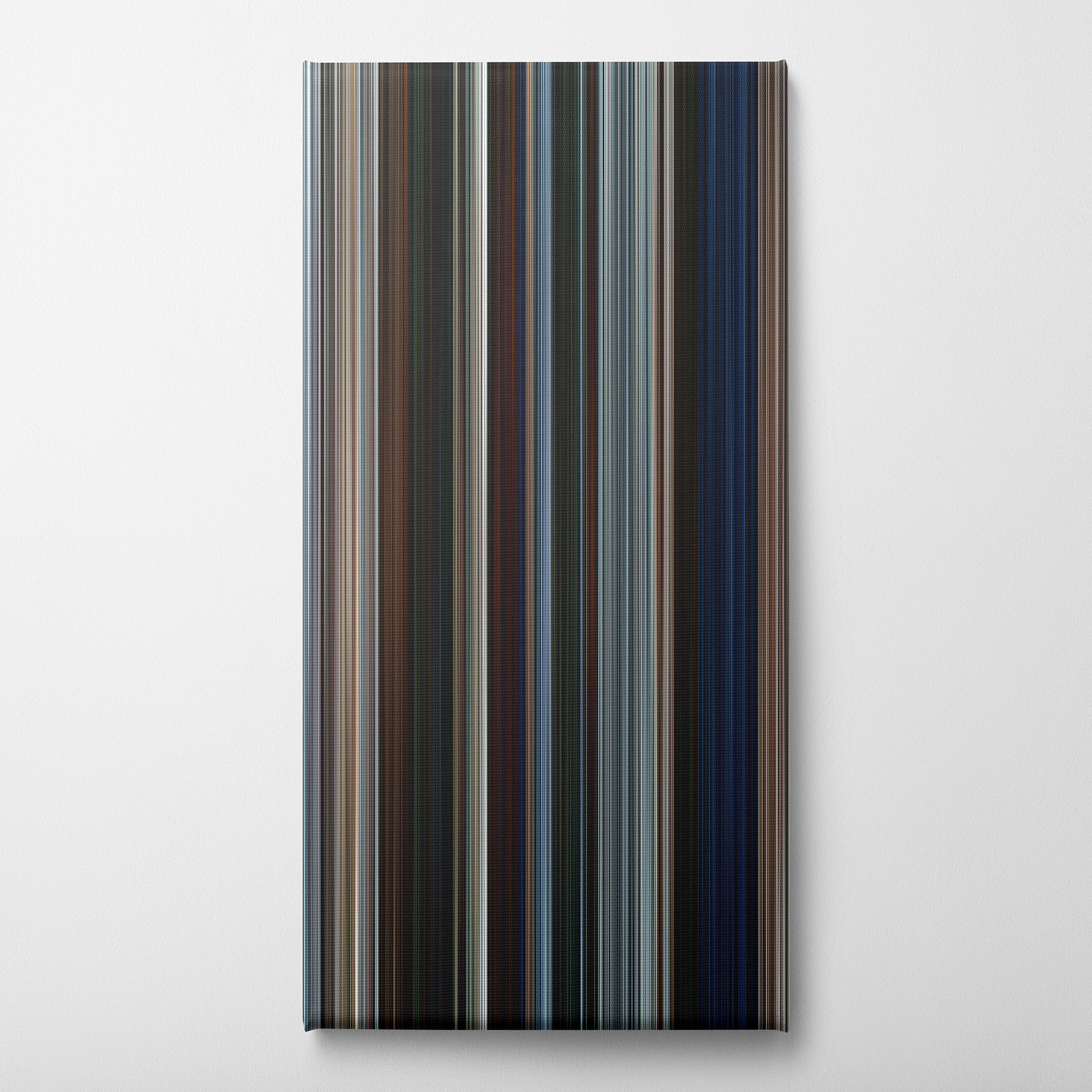 Pirates of the Caribbean - The Curse of the Black Pearl (2003) CineSpectrum Color Spectrum Canvas Print - Vertical on Wall