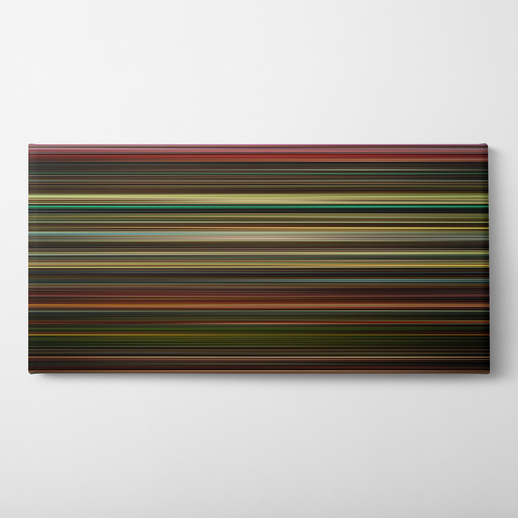 Planet Terror (2007) CineSpectrum Color Spectrum Canvas Print - Horizontal on Wall