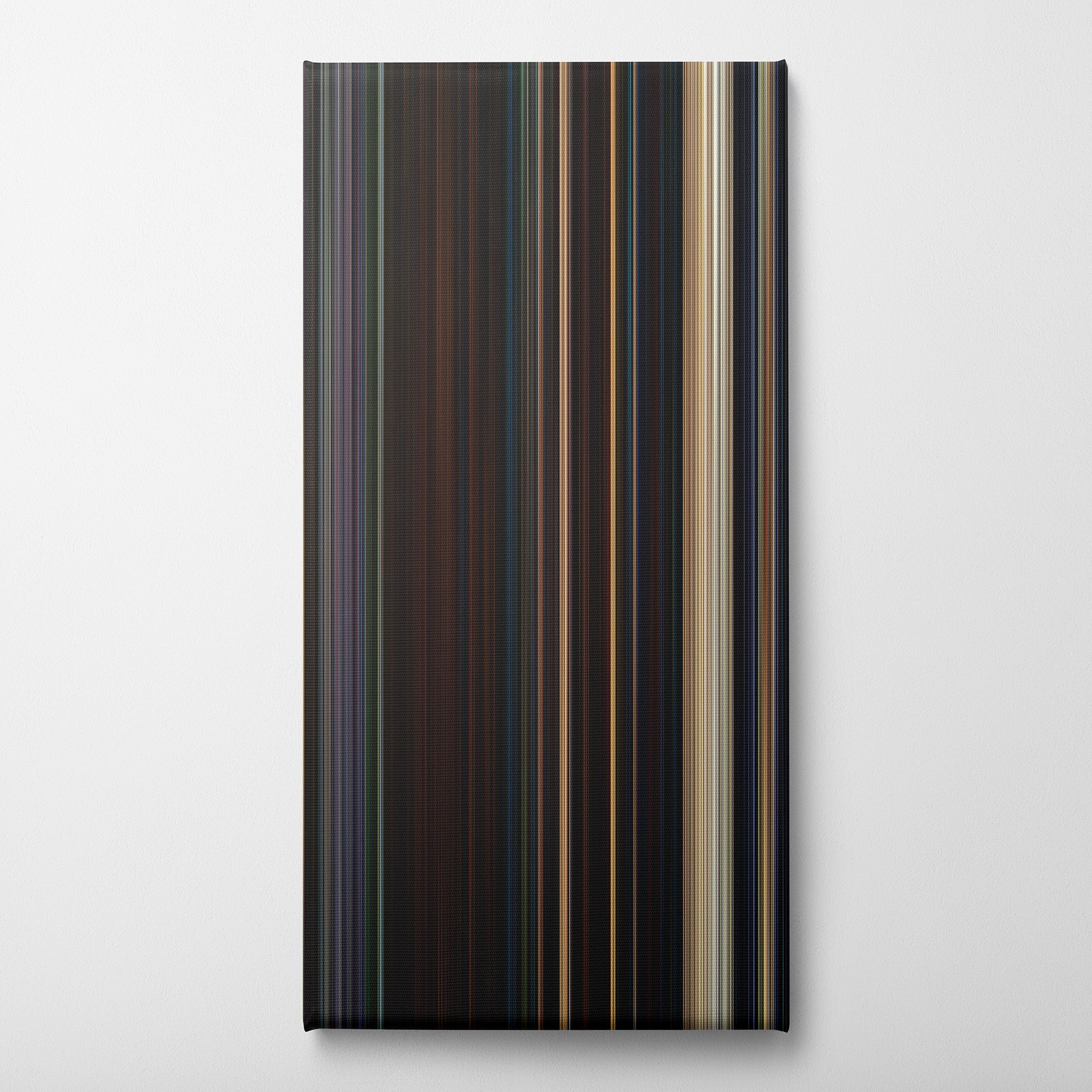 Planet of the Apes (2001) CineSpectrum Color Spectrum Canvas Print - Vertical on Wall
