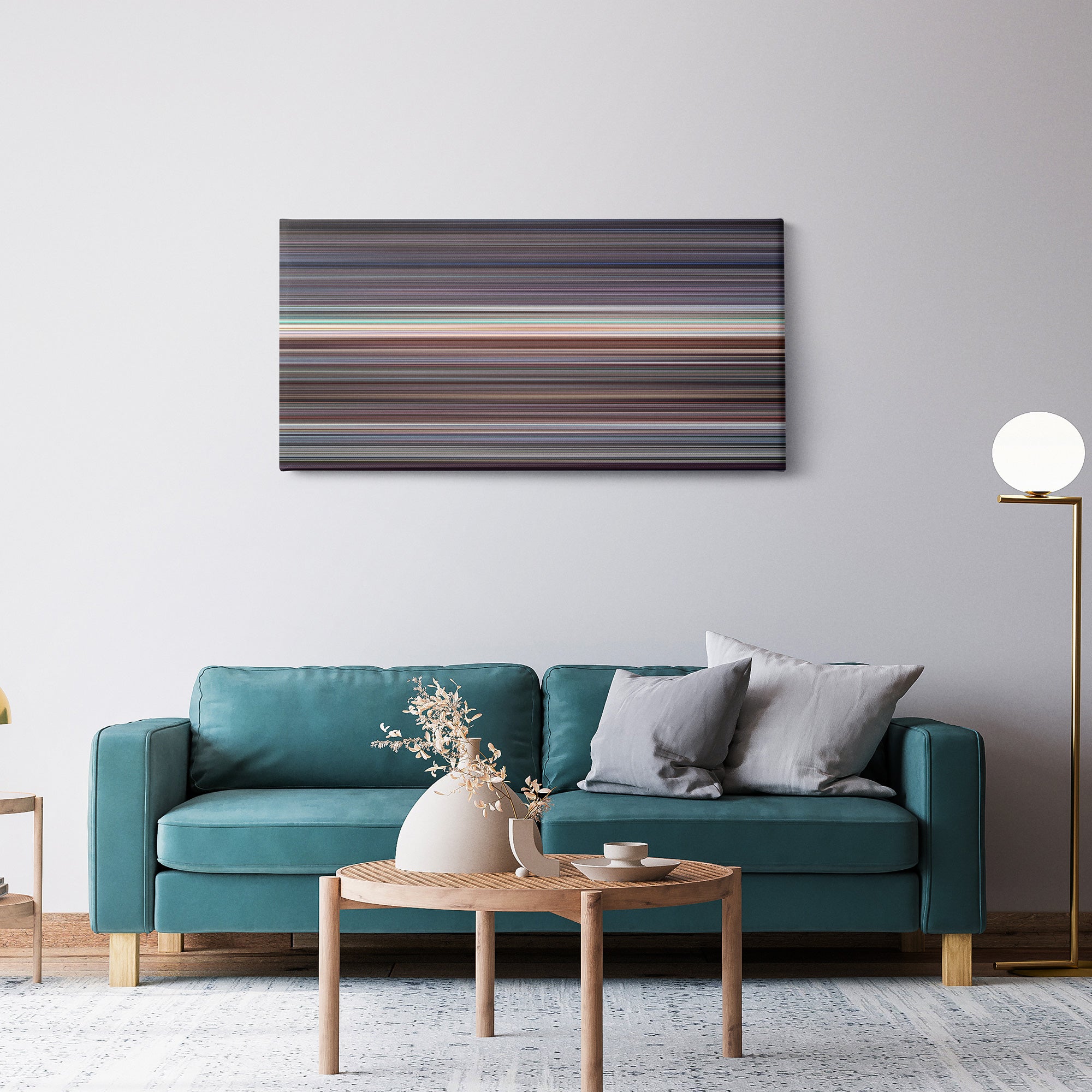 Police Academy 5 - Assignment Miami Beach (1988) CineSpectrum Color Spectrum Canvas Print - Hanging Horizontal on Wall in Room