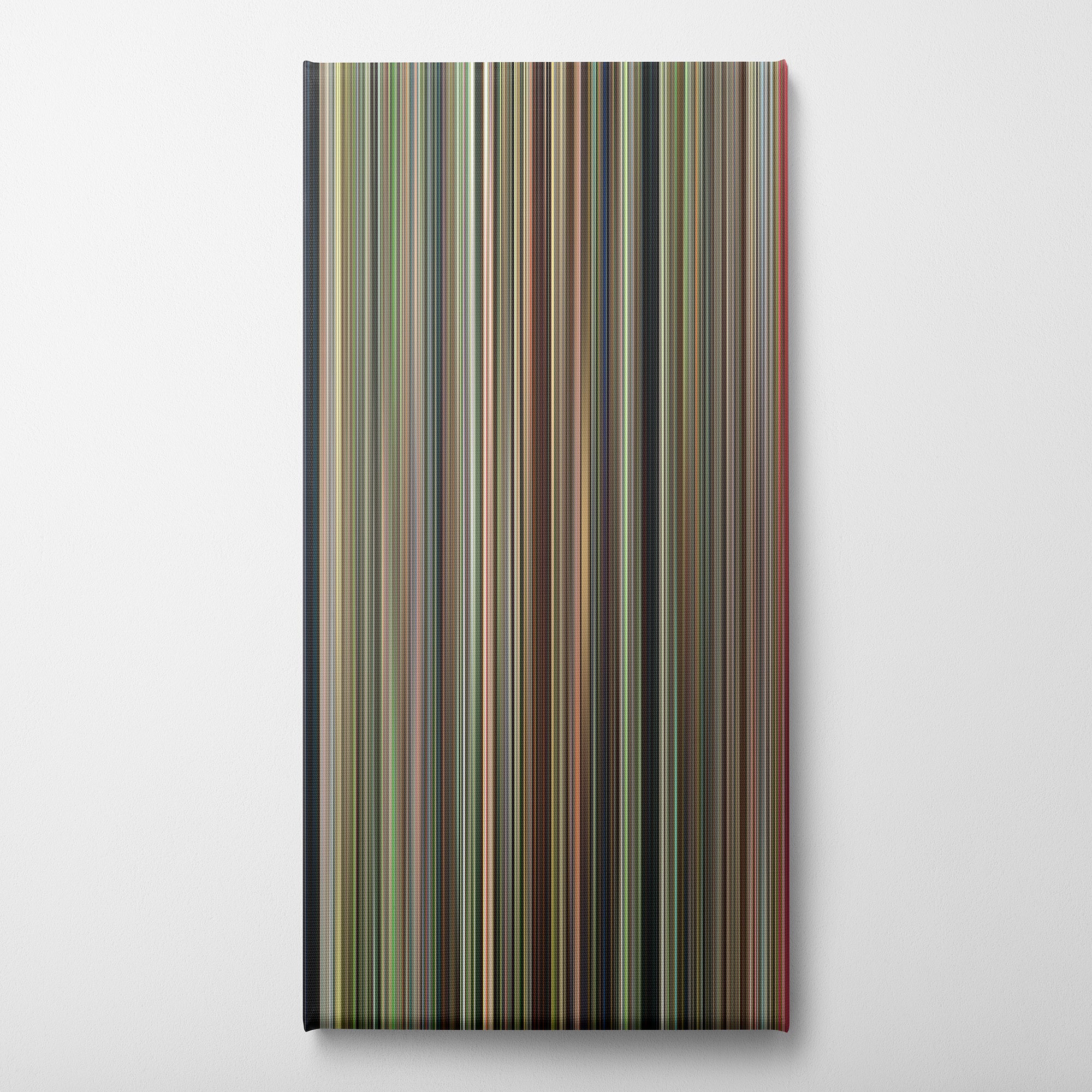 Police Academy (1984) CineSpectrum Color Spectrum Canvas Print - Vertical on Wall