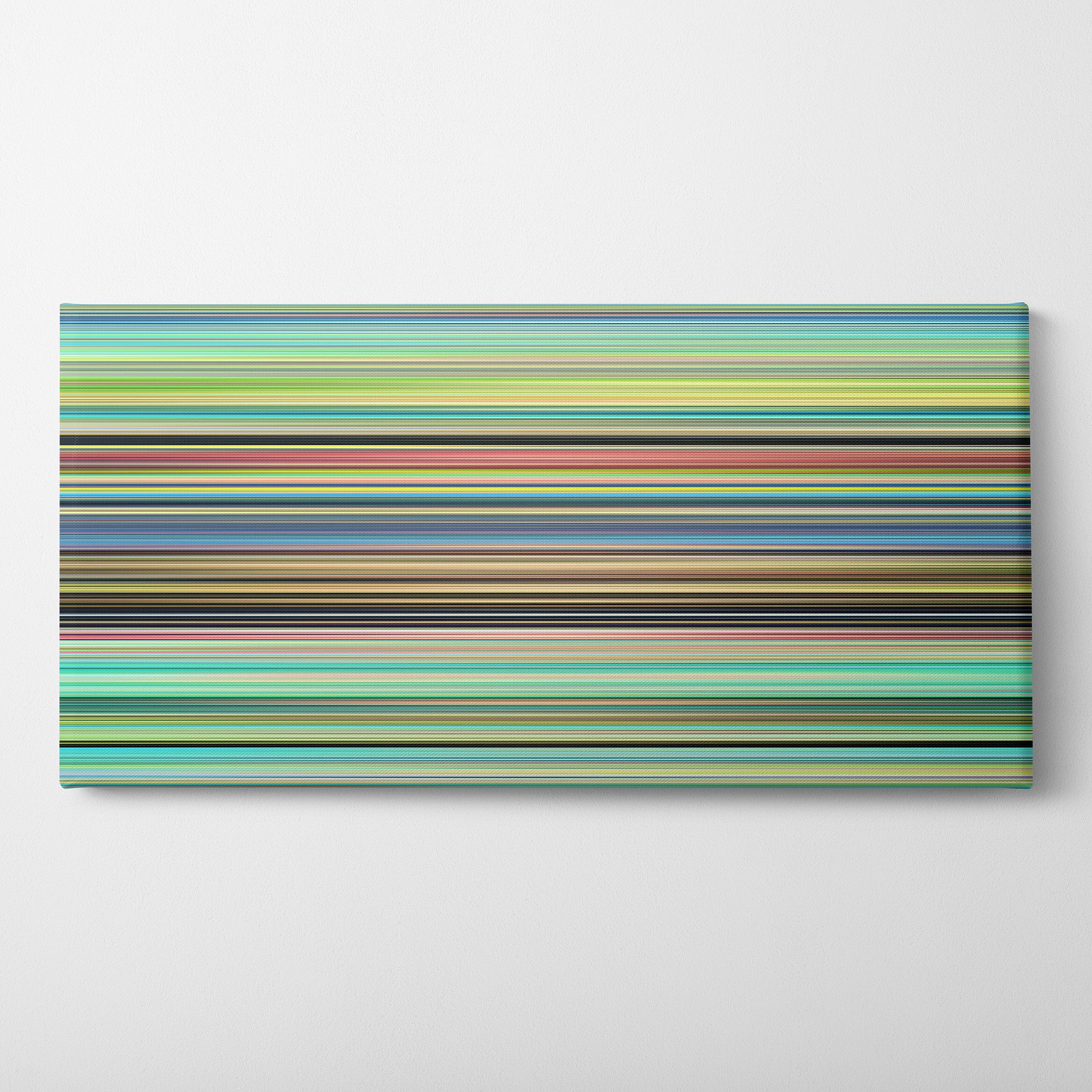 Ponyo (2008) CineSpectrum Color Spectrum Canvas Print - Horizontal on Wall