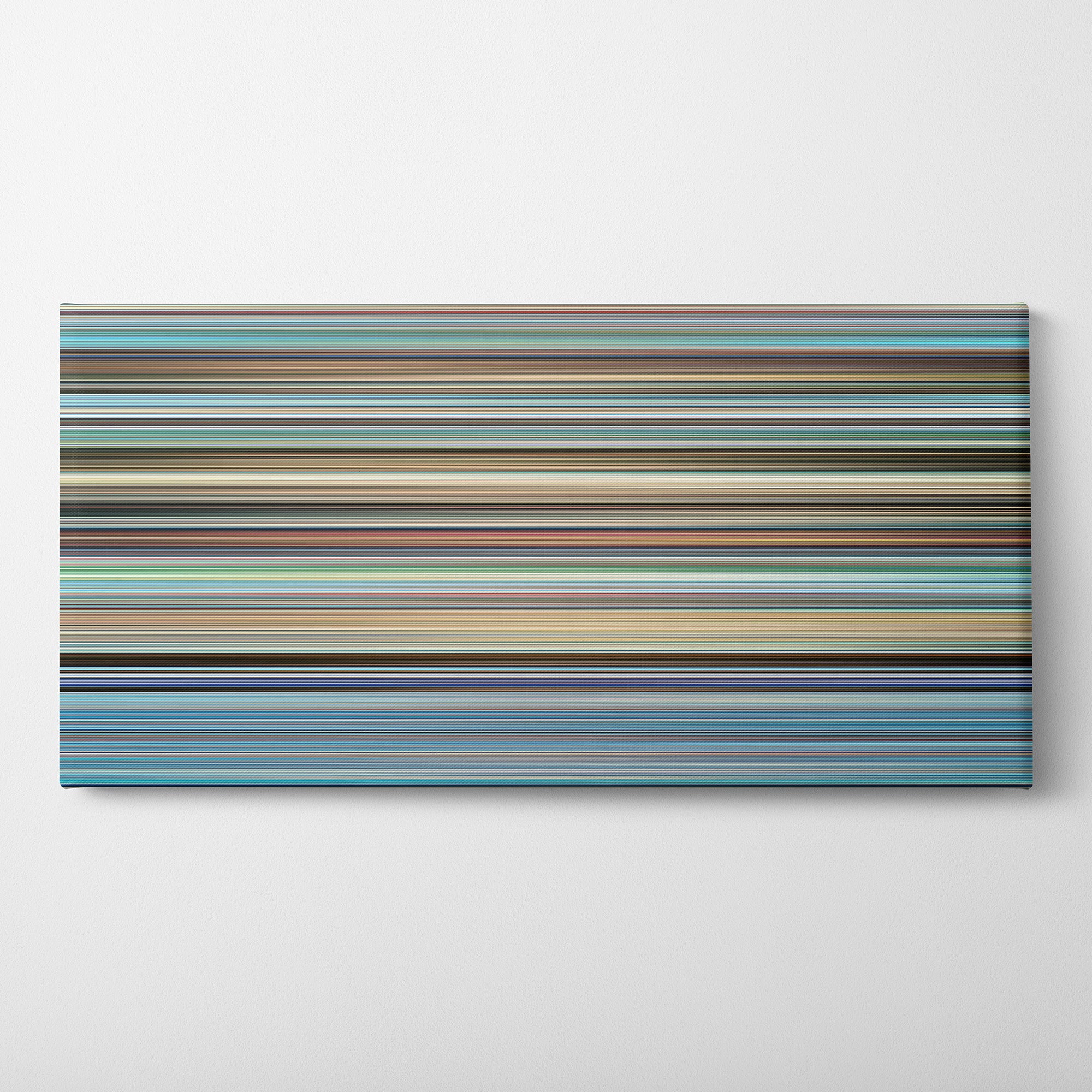 Porco Rosso (1992) CineSpectrum Color Spectrum Canvas Print - Horizontal on Wall