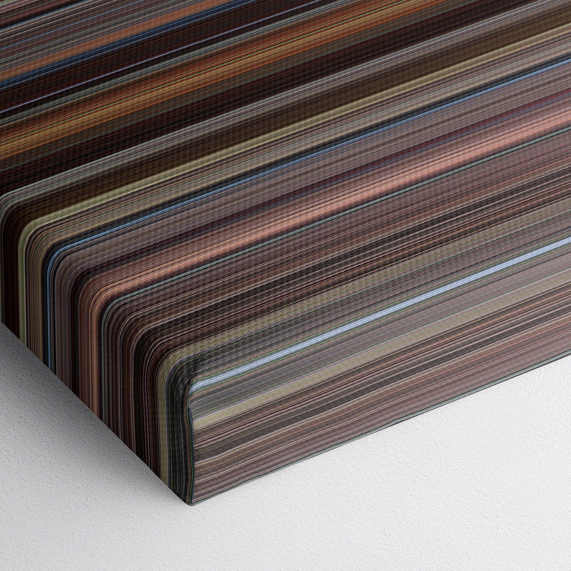 Primal Fear (1996) CineSpectrum Color Spectrum Canvas Print - Close Up of Bottom of Print
