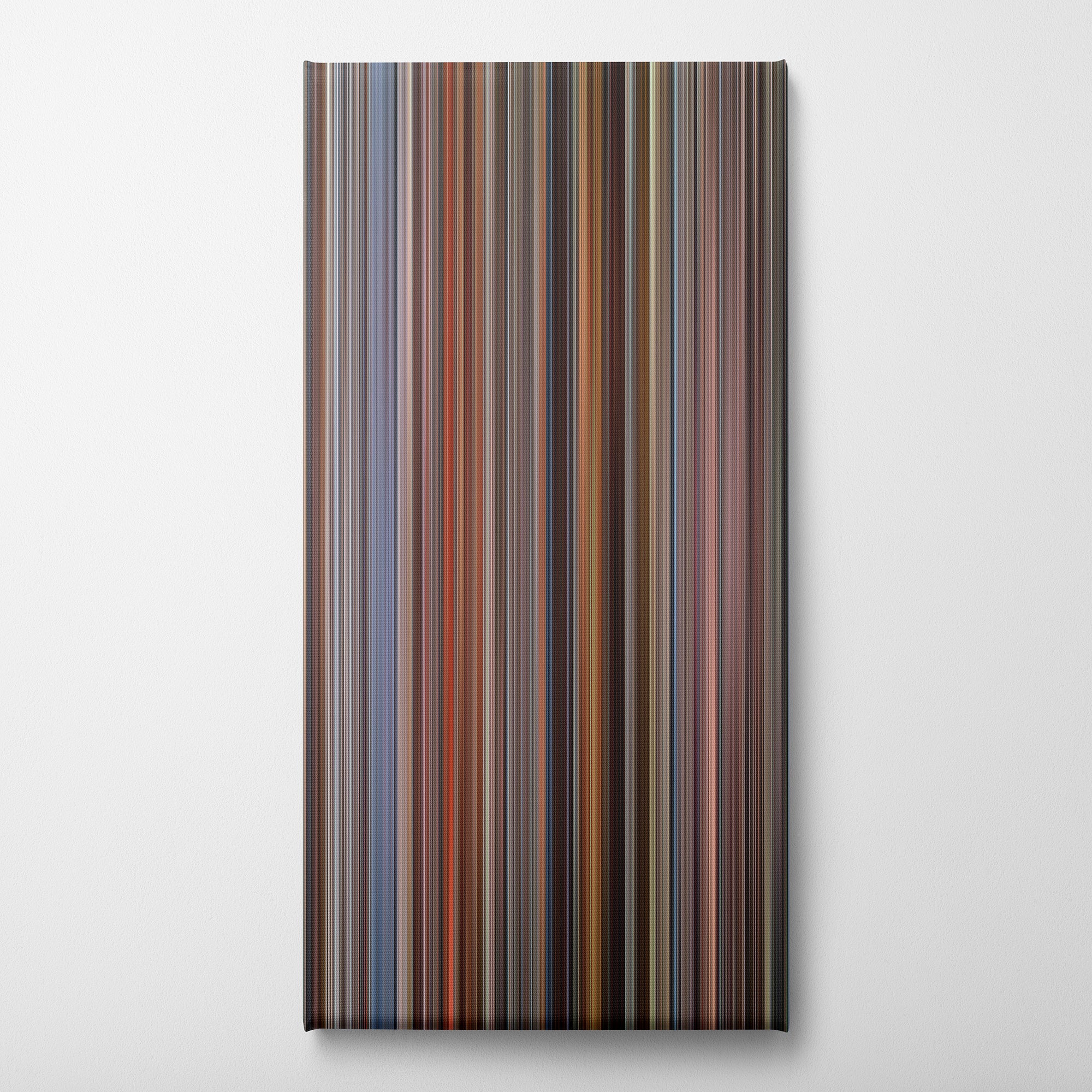 Primal Fear (1996) CineSpectrum Color Spectrum Canvas Print - Vertical on Wall