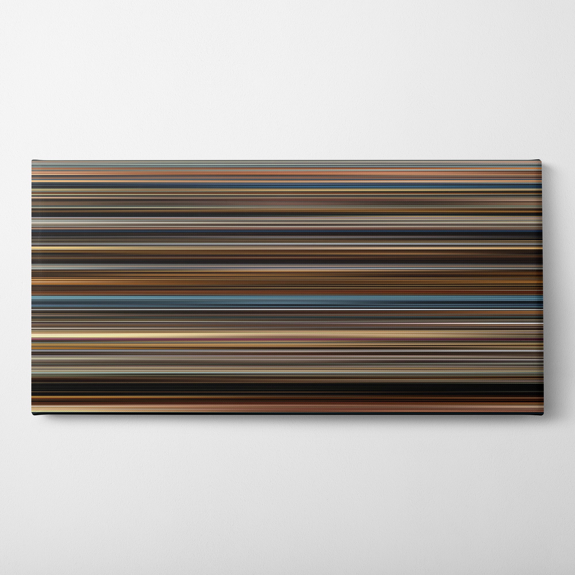 Prisoners (2013) CineSpectrum Color Spectrum Canvas Print - Horizontal on Wall