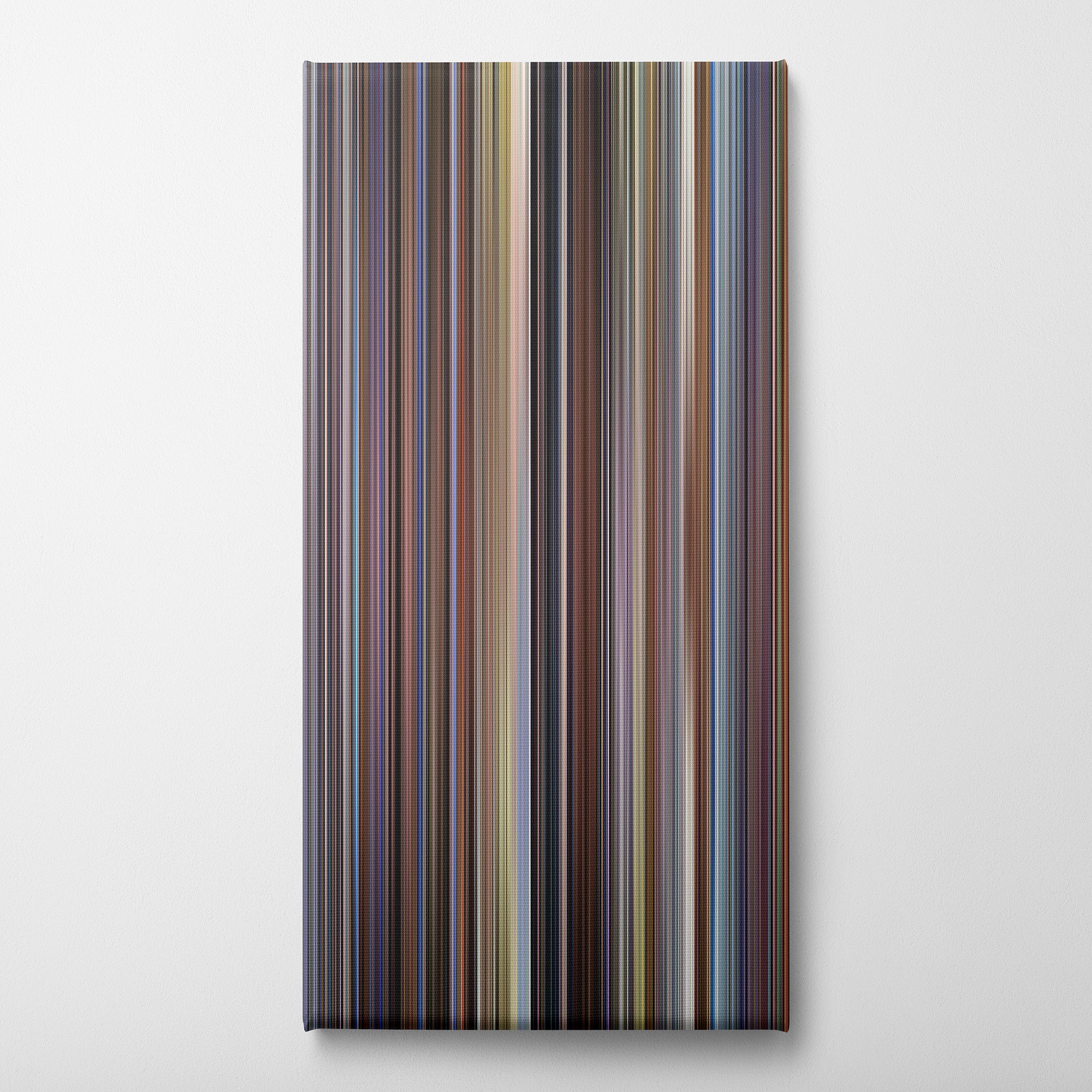 Raising Arizona (1987) CineSpectrum Color Spectrum Canvas Print - Vertical on Wall