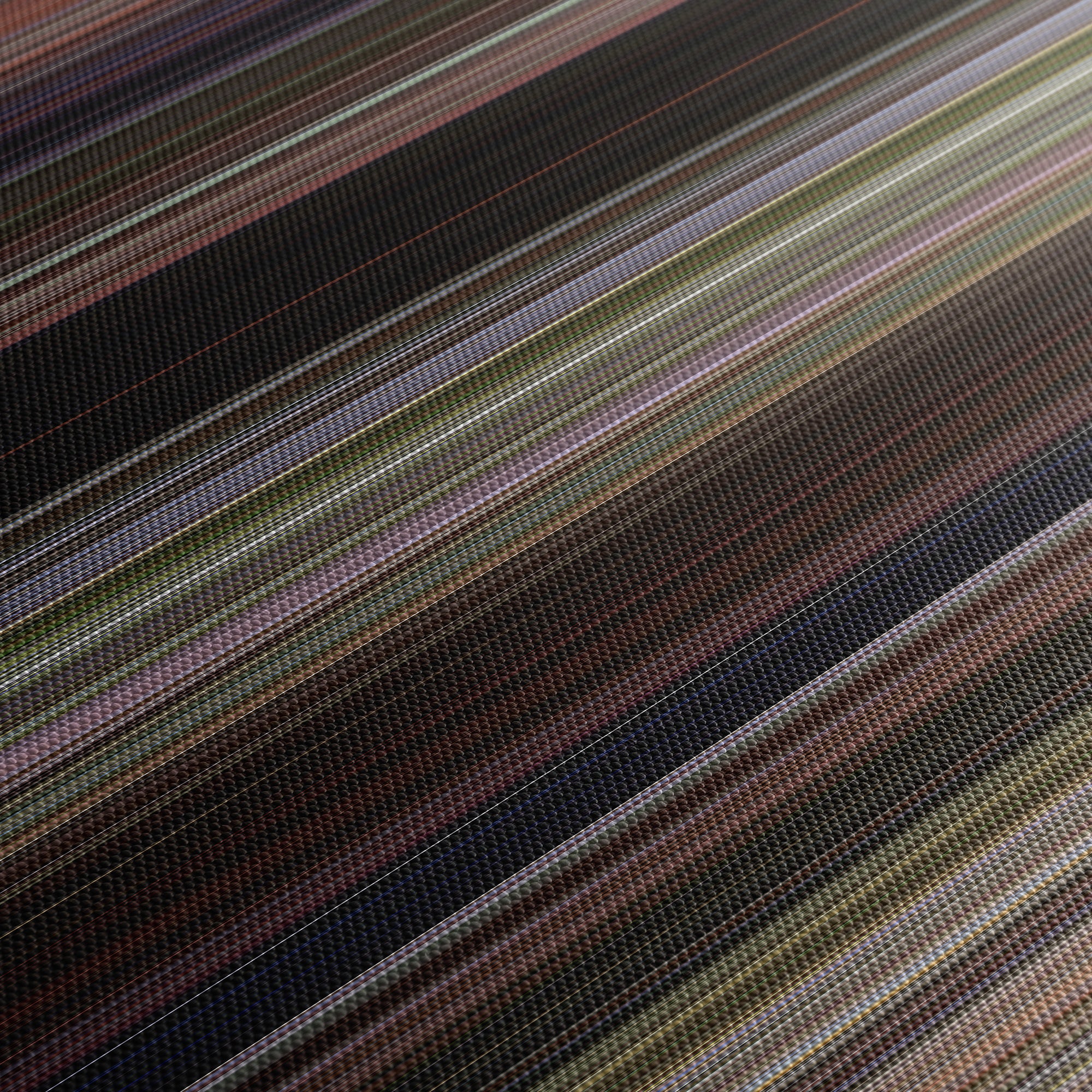 Rambo - First Blood Part II (1985) CineSpectrum Color Spectrum Canvas Print - Close Up of Middle of Print