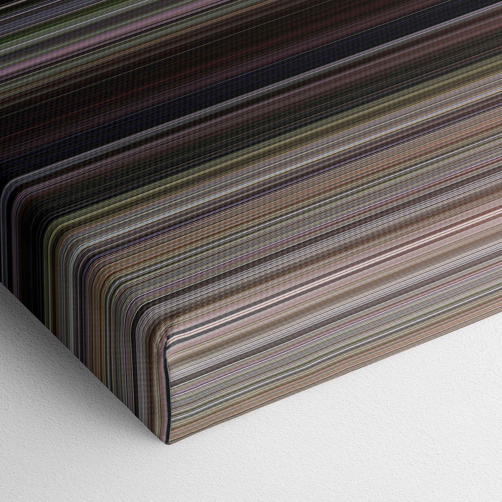 Rambo - First Blood Part II (1985) CineSpectrum Color Spectrum Canvas Print - Close Up of Bottom of Print