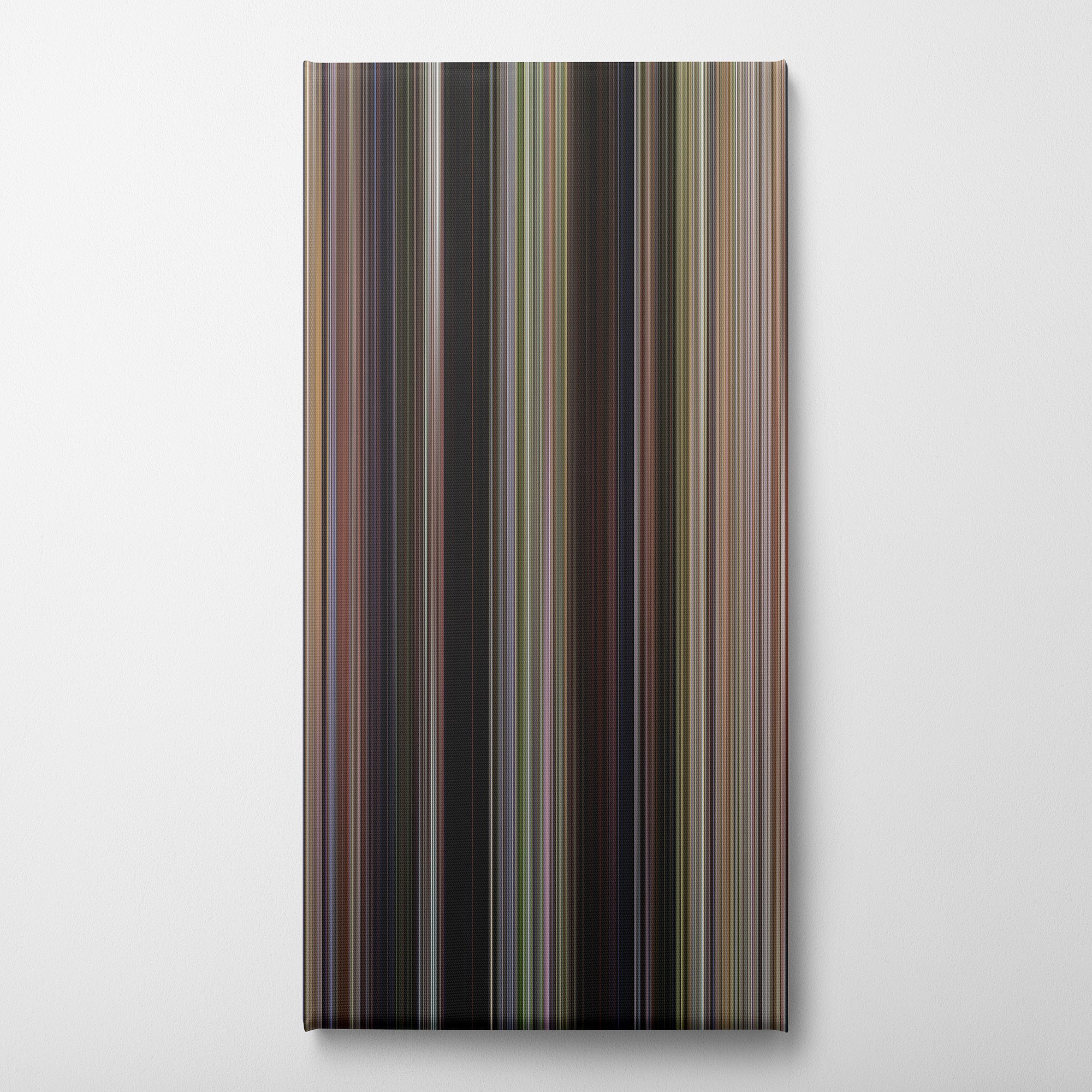 Rambo - First Blood Part II (1985) CineSpectrum Color Spectrum Canvas Print - Vertical on Wall