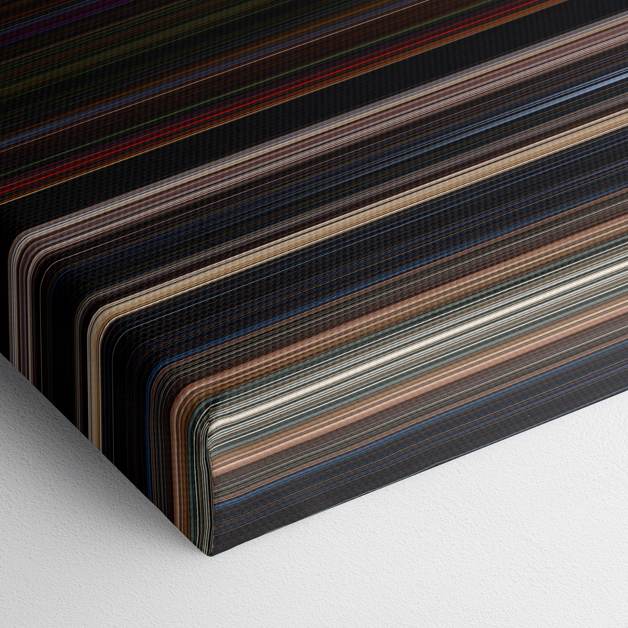 Rambo - Last Blood (2019) CineSpectrum Color Spectrum Canvas Print - Close Up of Bottom of Print