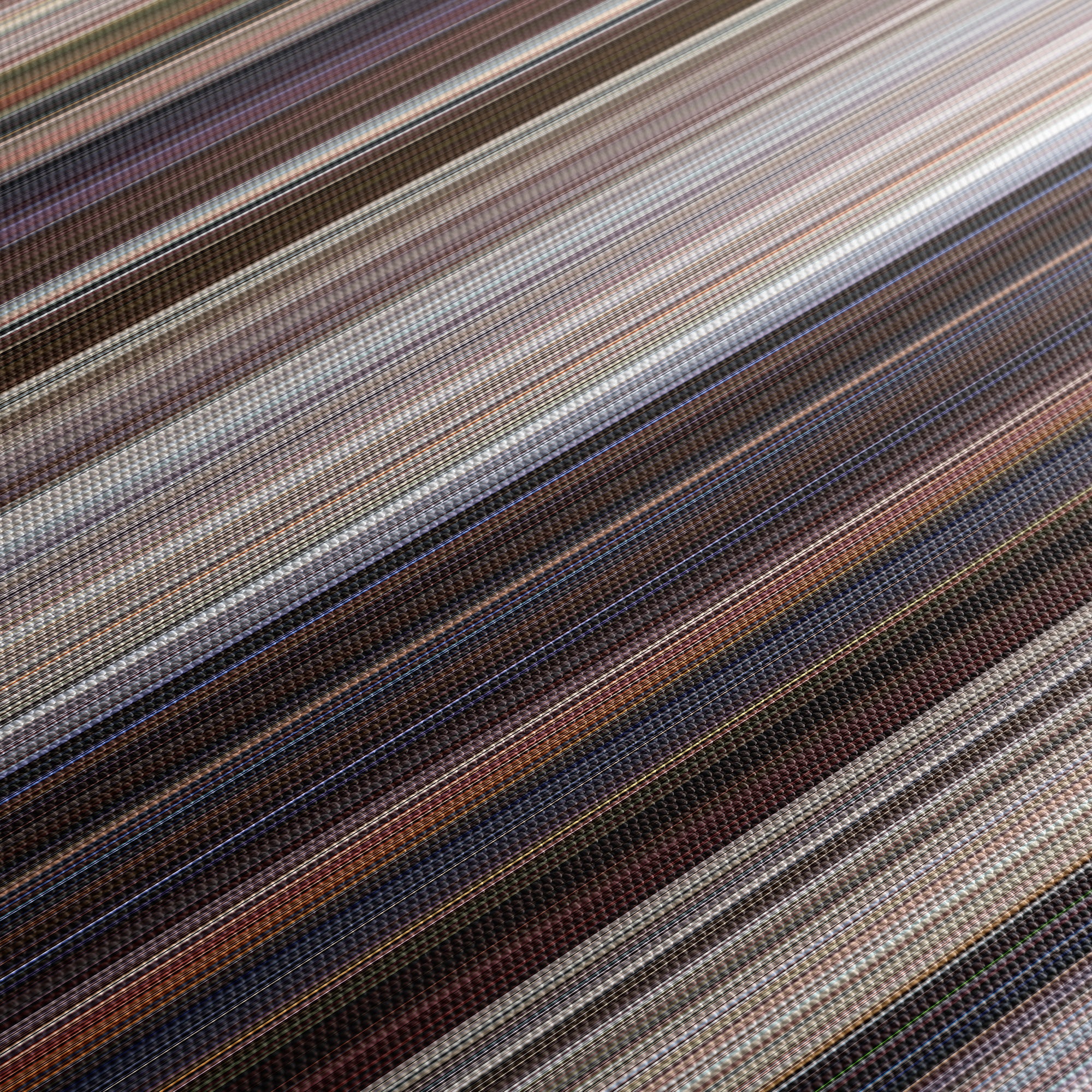 Rambo III (1988) CineSpectrum Color Spectrum Canvas Print - Close Up of Middle of Print