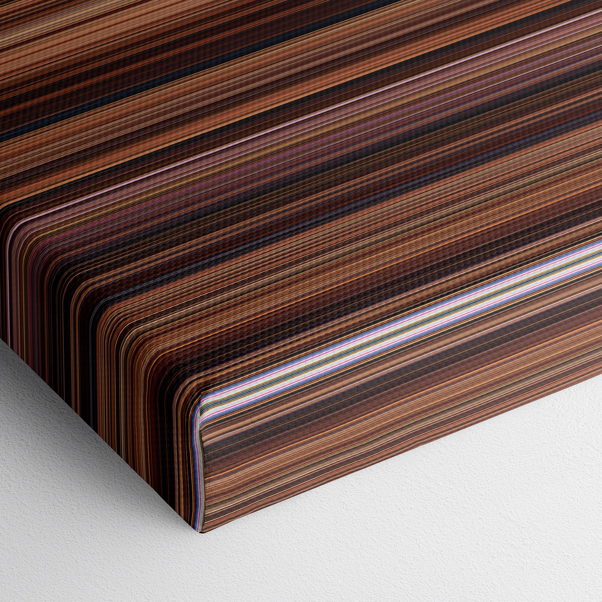 Ratatouille (2007) CineSpectrum Color Spectrum Canvas Print - Close Up of Bottom of Print