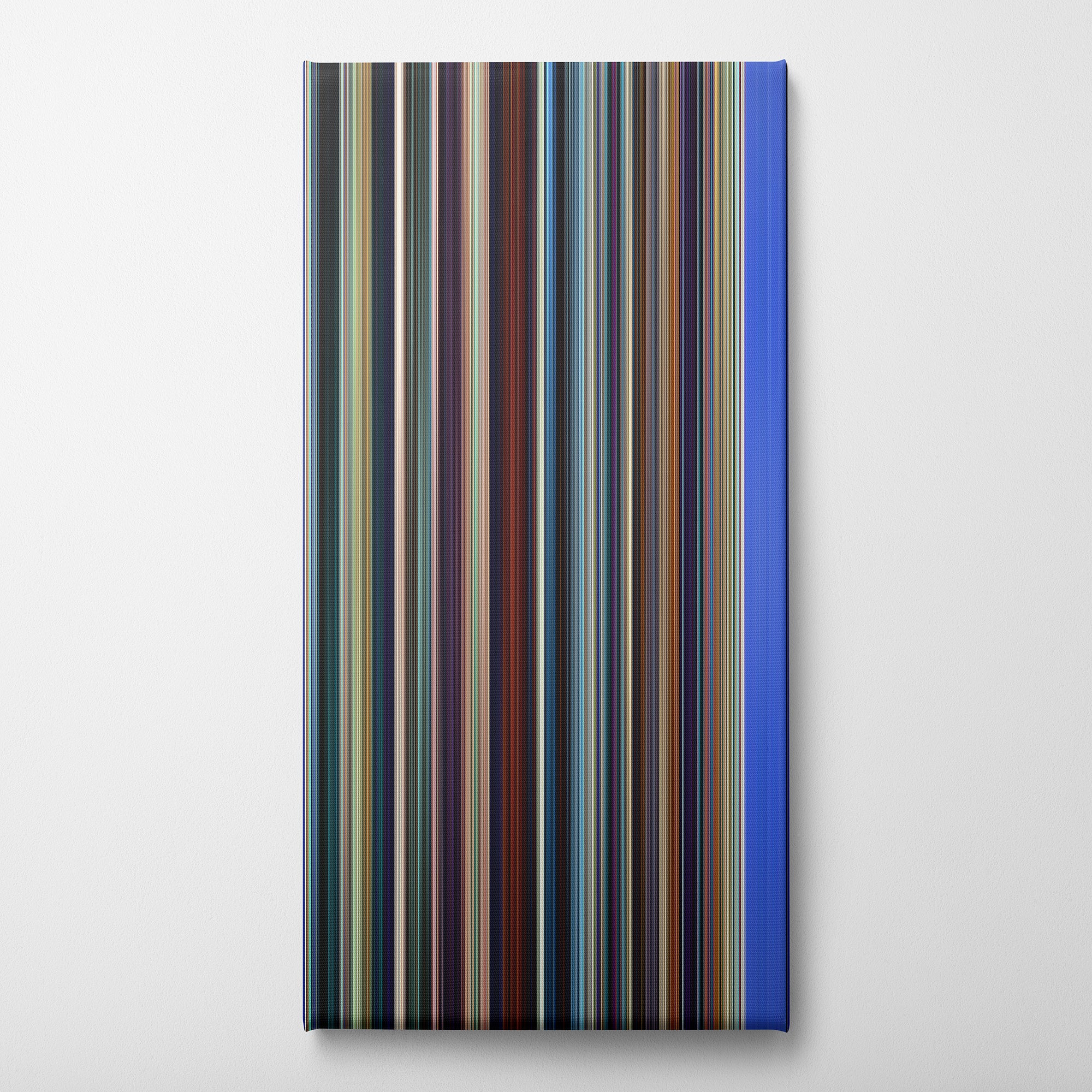Raya and the Last Dragon (2021) CineSpectrum Color Spectrum Canvas Print - Vertical on Wall