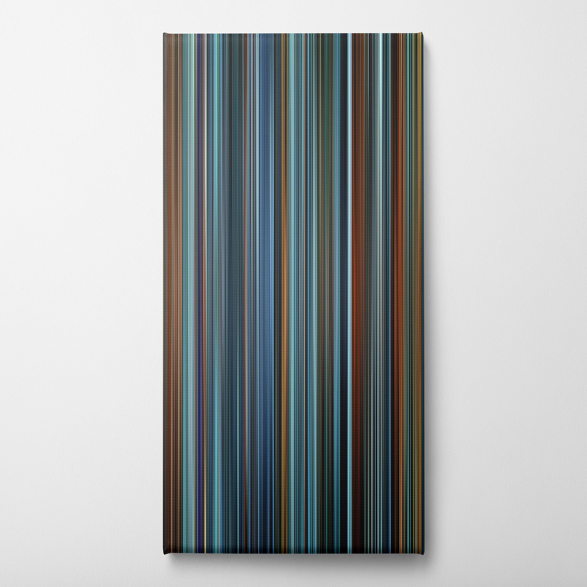 Red Dragon (2002) CineSpectrum Color Spectrum Canvas Print - Vertical on Wall