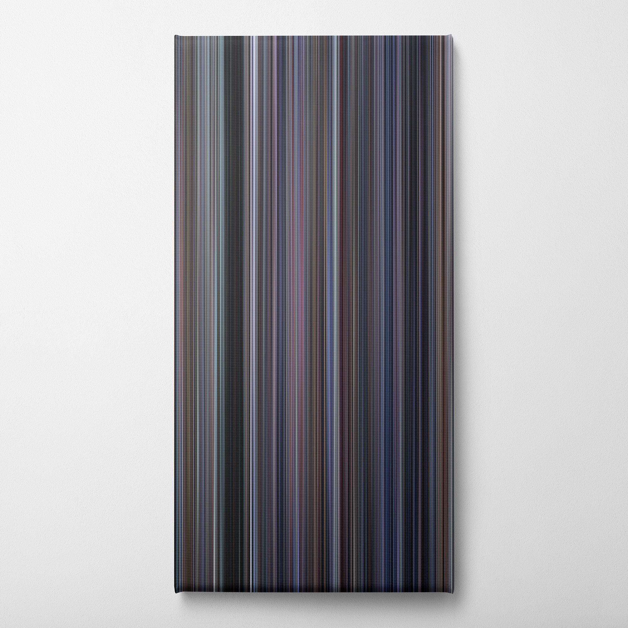 Robocop (1987) CineSpectrum Color Spectrum Canvas Print - Vertical on Wall