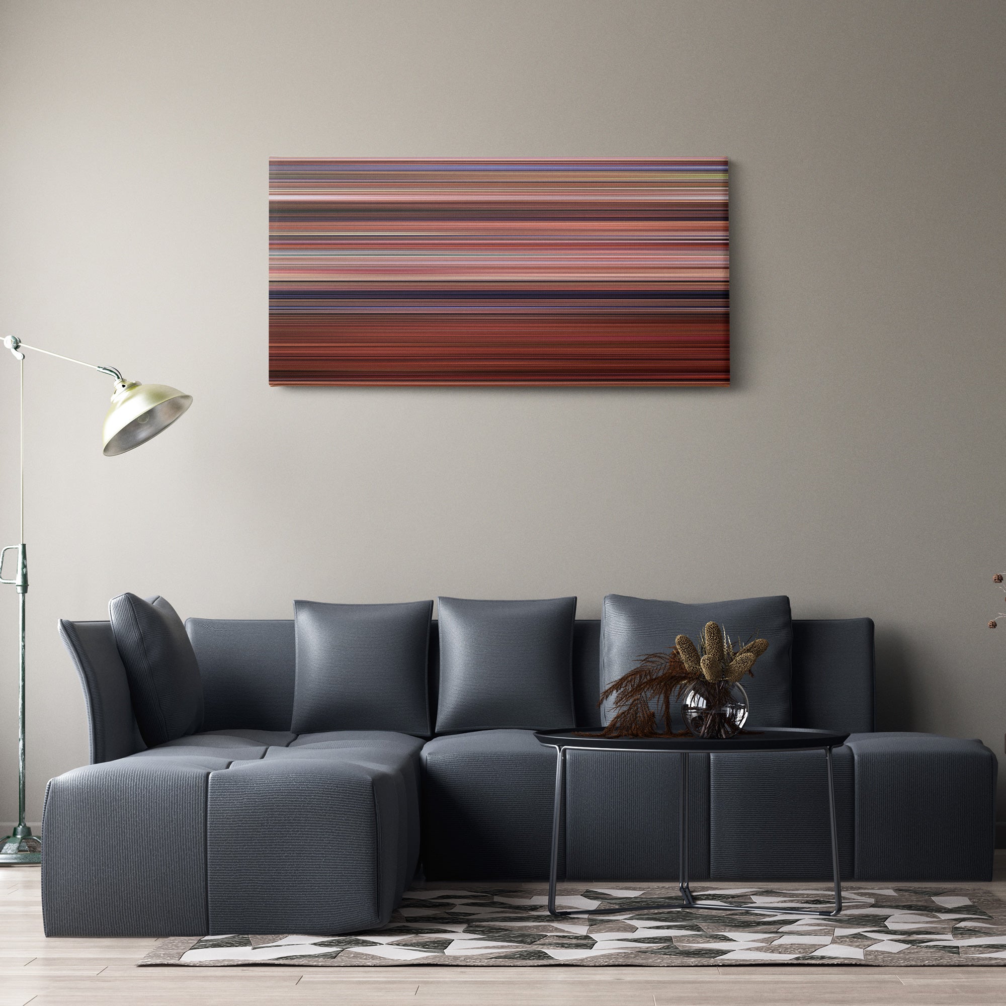 Romy and Michelle's High School Reunion (1997) CineSpectrum Color Spectrum Canvas Print - Hanging Horizontal on Wall in Room