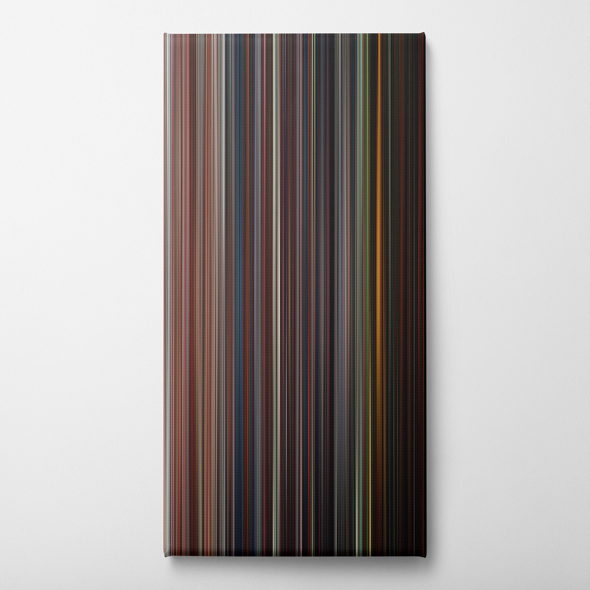 Santa Sangre (1989) CineSpectrum Color Spectrum Canvas Print - Vertical on Wall
