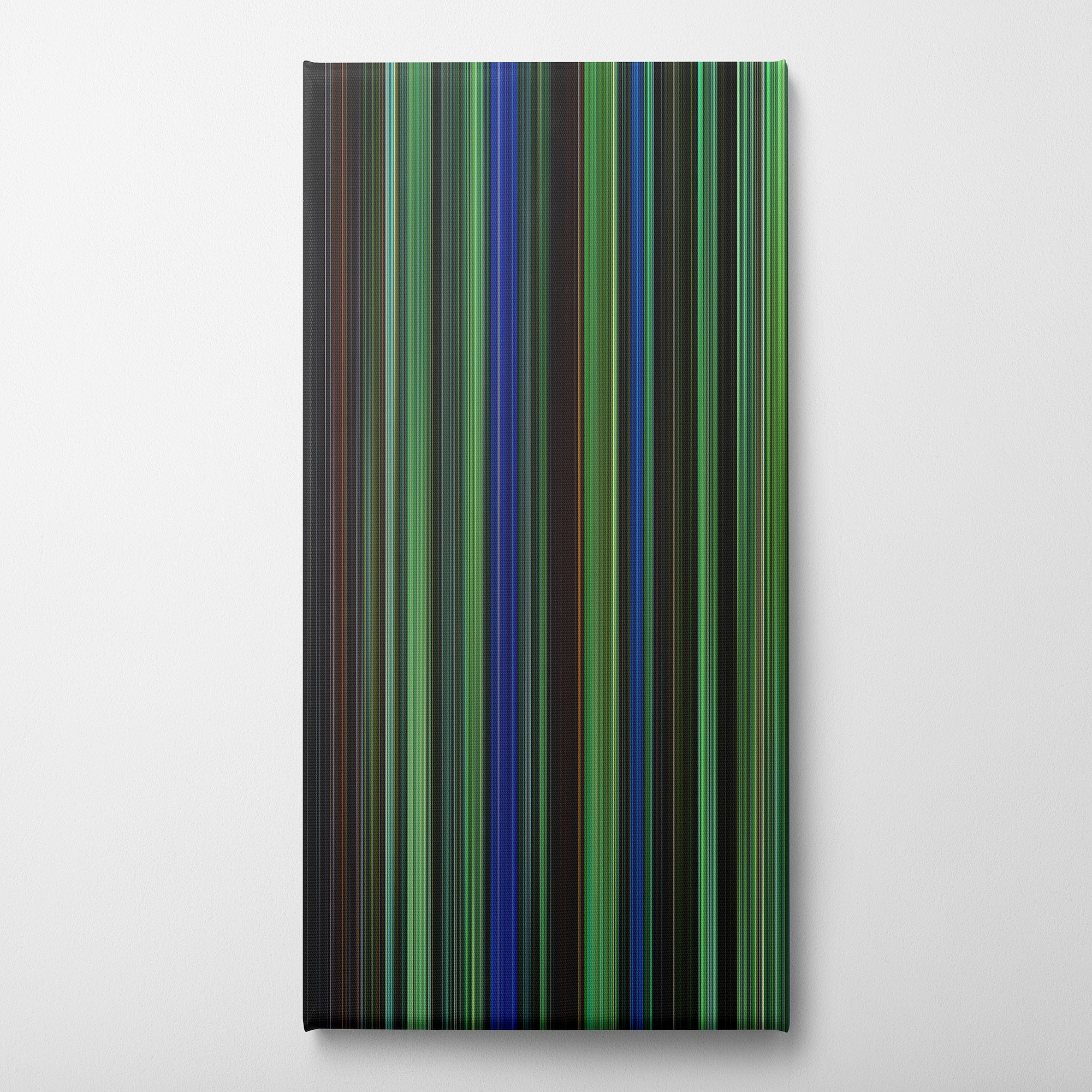 Saw III (2006) CineSpectrum Color Spectrum Canvas Print - Vertical on Wall