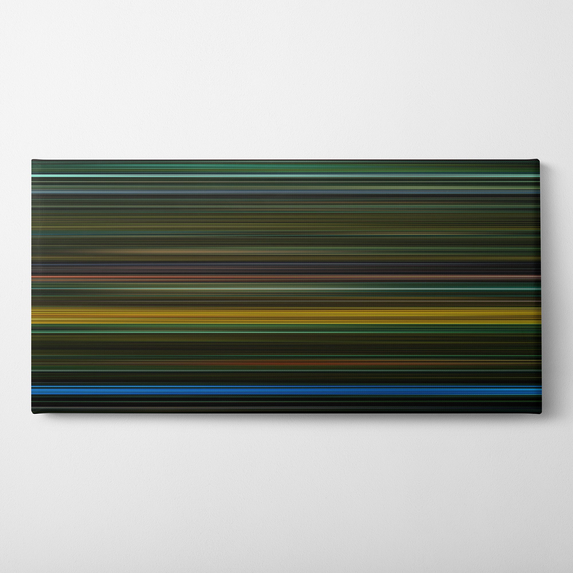Saw II (2005) CineSpectrum Color Spectrum Canvas Print - Horizontal on Wall