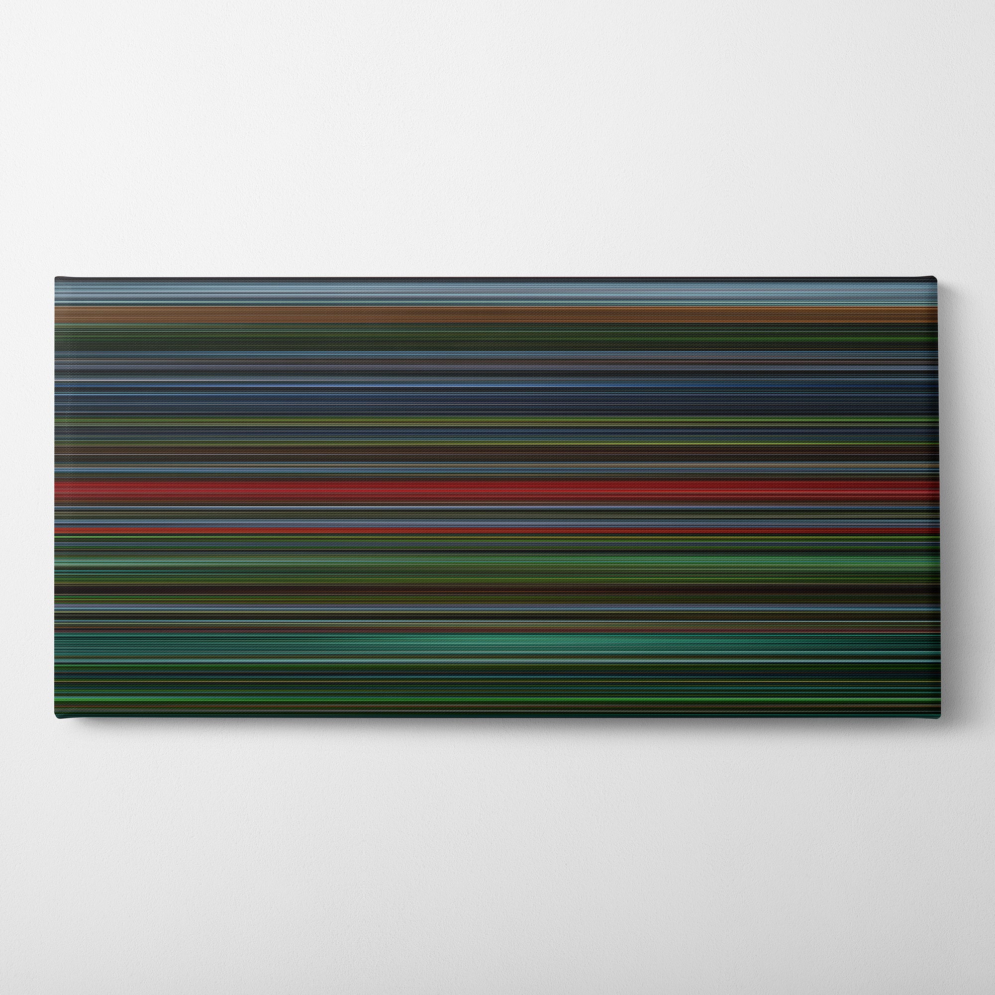 Saw IV (2007) CineSpectrum Color Spectrum Canvas Print - Horizontal on Wall