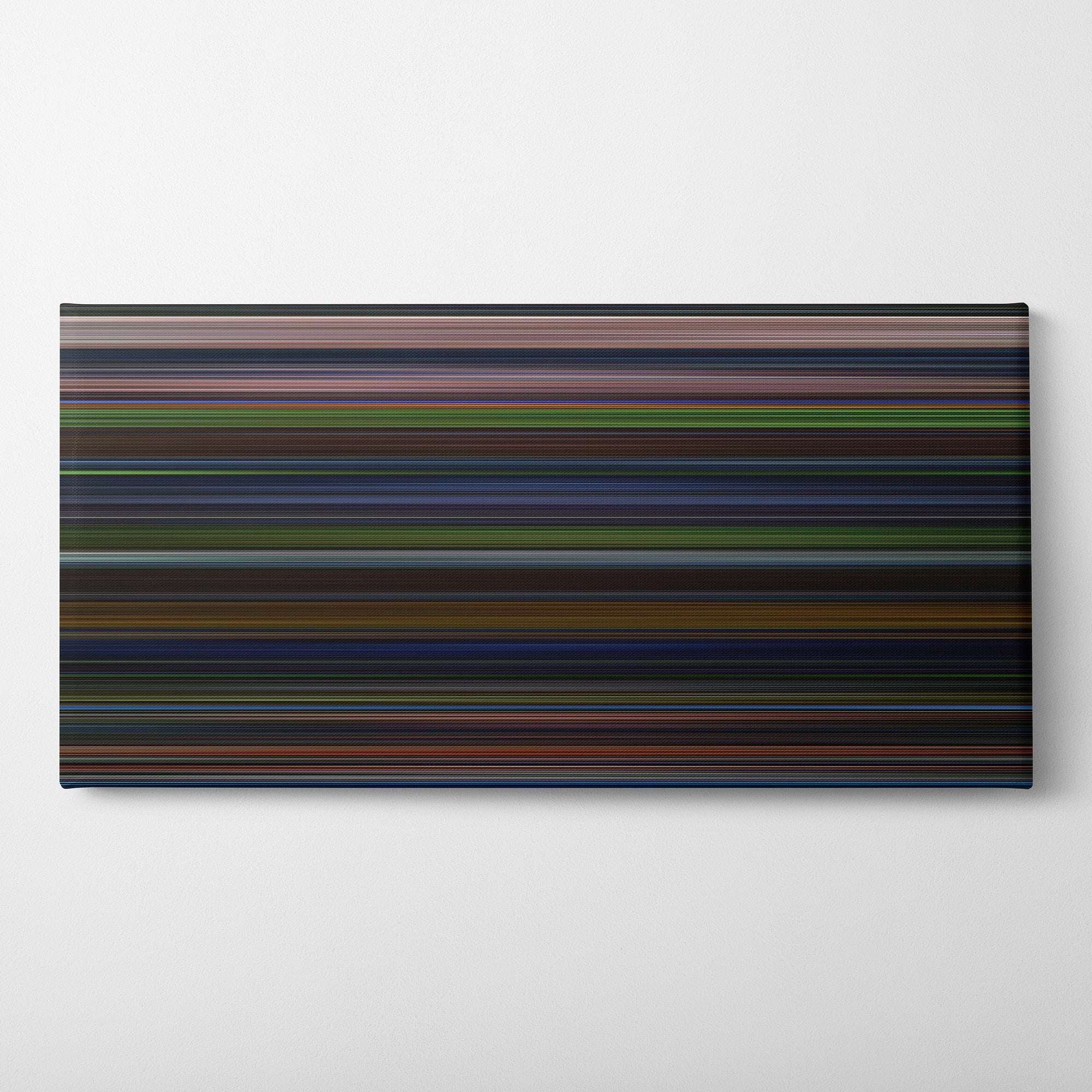 Saw VII (2010) CineSpectrum Color Spectrum Canvas Print - Horizontal on Wall