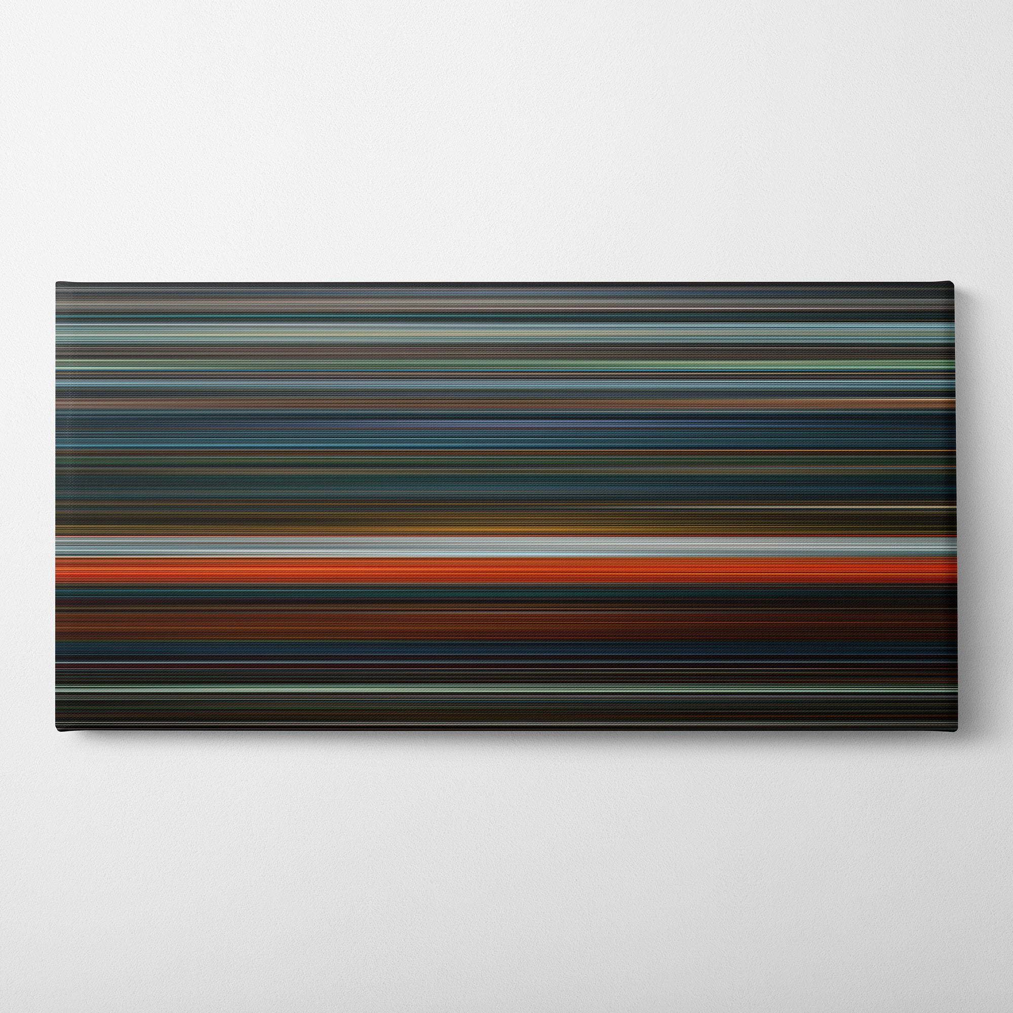 Saw VI (2009) CineSpectrum Color Spectrum Canvas Print - Horizontal on Wall