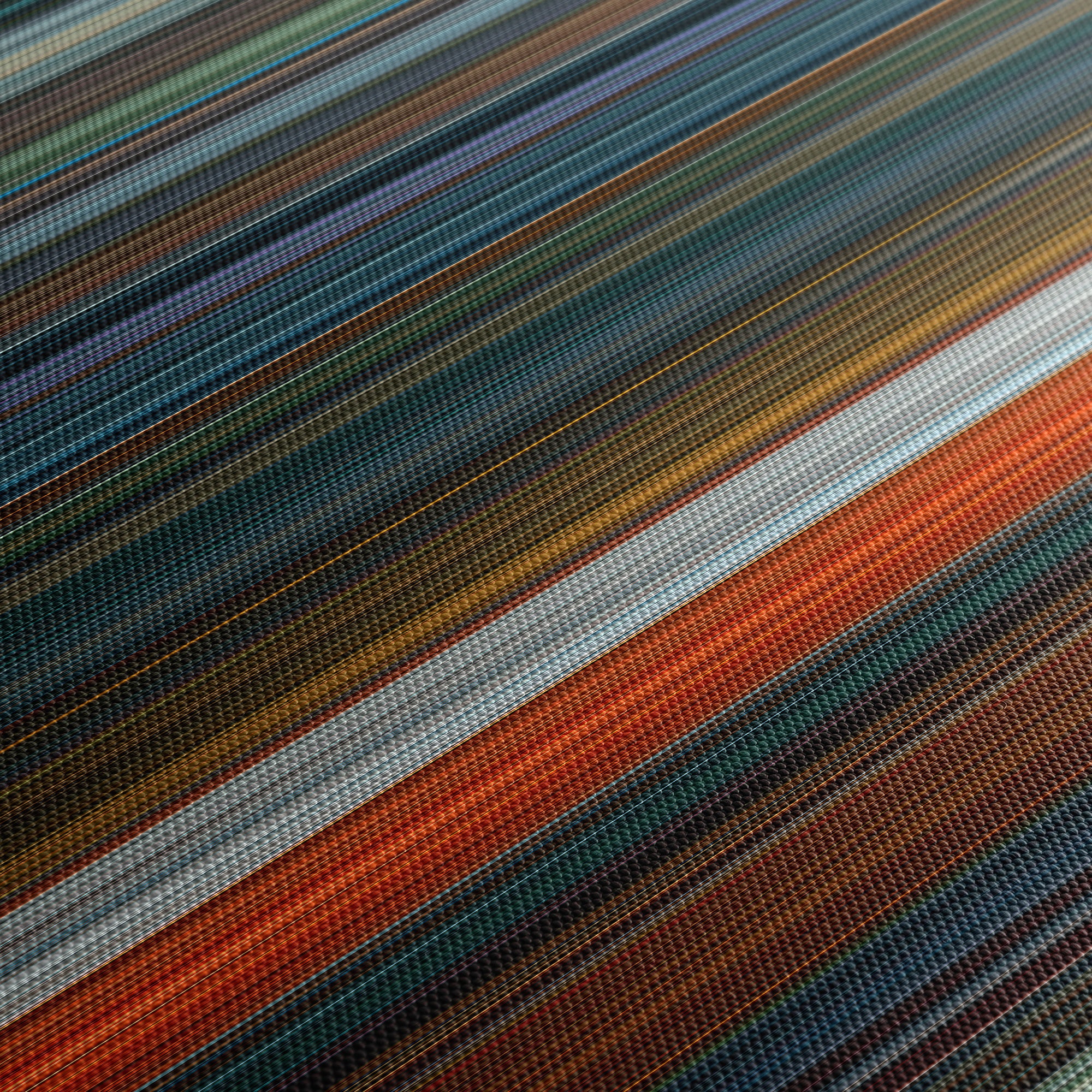Saw VI (2009) CineSpectrum Color Spectrum Canvas Print - Close Up of Middle of Print